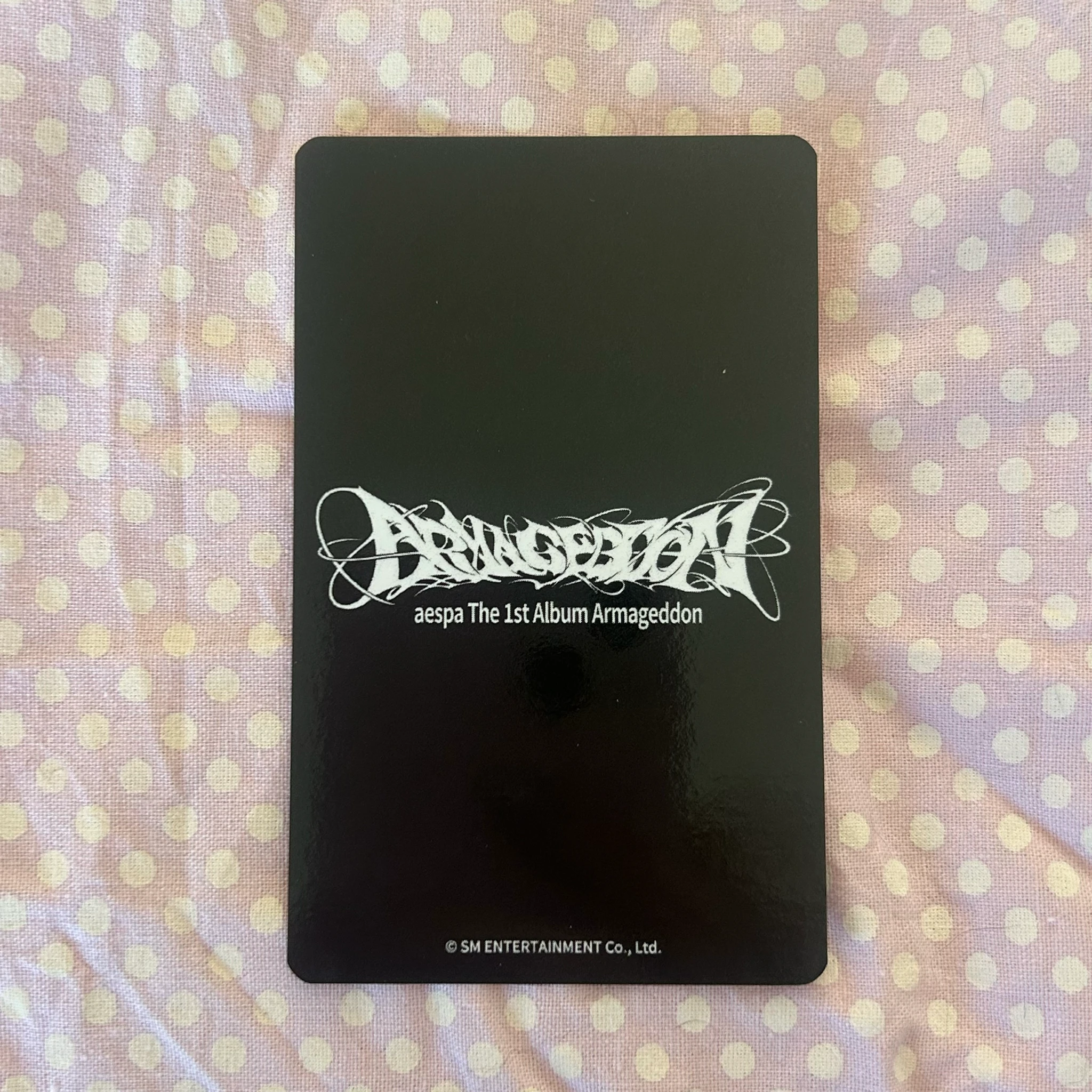 aespa Winter aespa - Winter - Armageddon Album pob (pre-order benefit) interasia listing photo 2