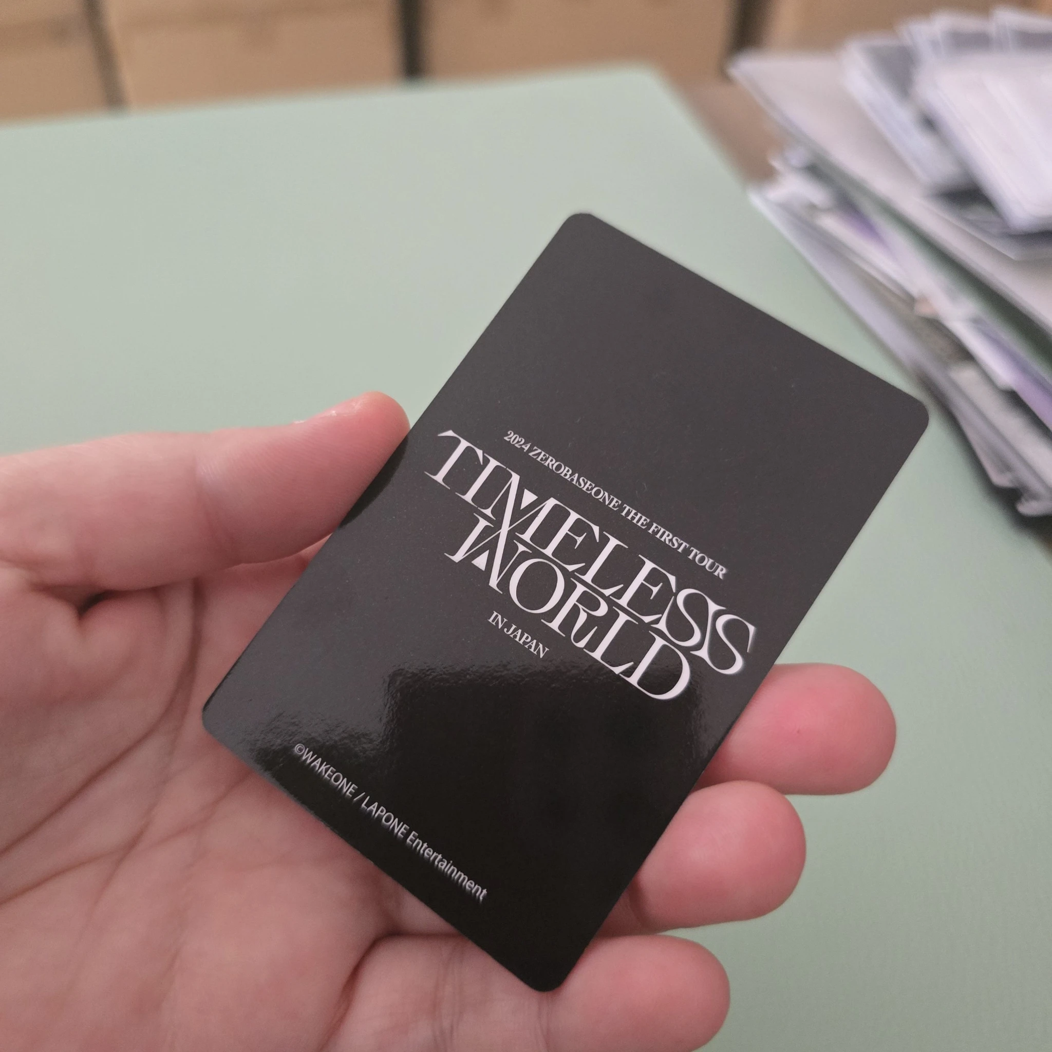 ZEROBASEONE Taerae ZEROBASEONE - Taerae - 2024 The First Tour [Timeless World] Event japan trading card listing photo 2