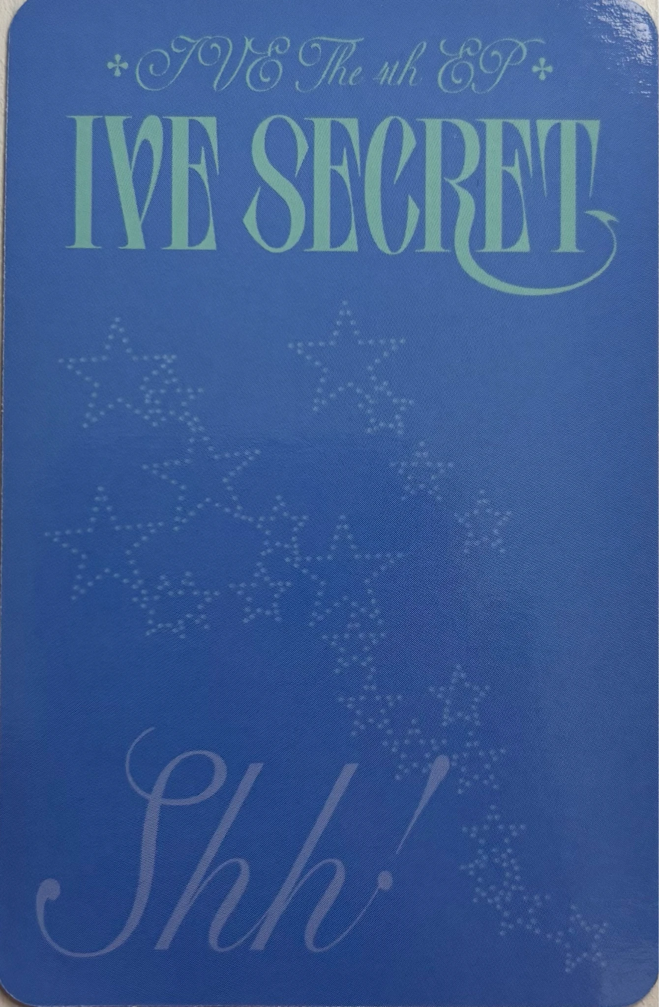 IVE Yujin IVE - Yujin - IVE SECRET Album album photocard shh! version listing photo 2