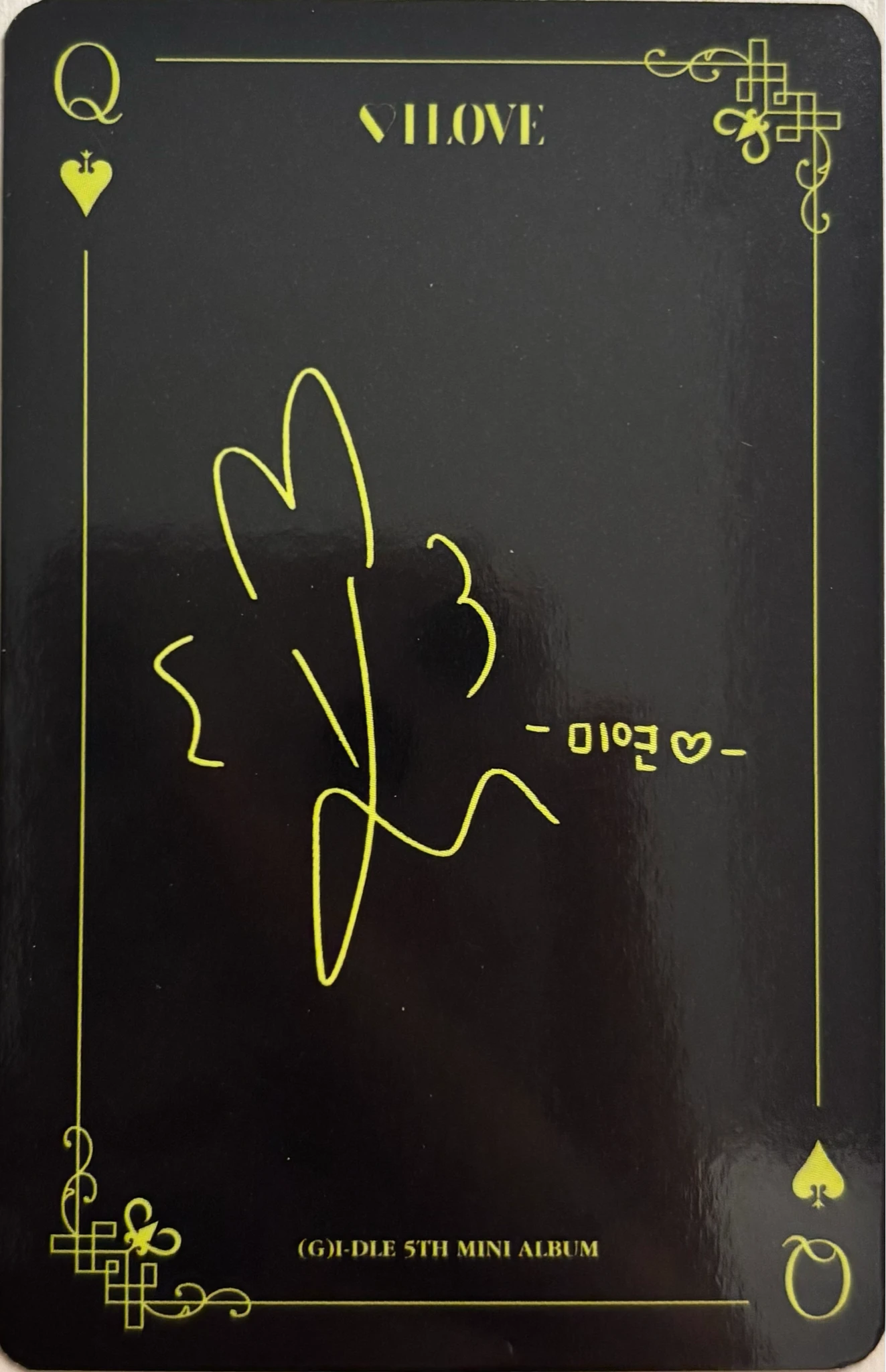 i-dle Miyeon (G)I-DLE - Miyeon - I Love Album standard version album photocard listing photo 2