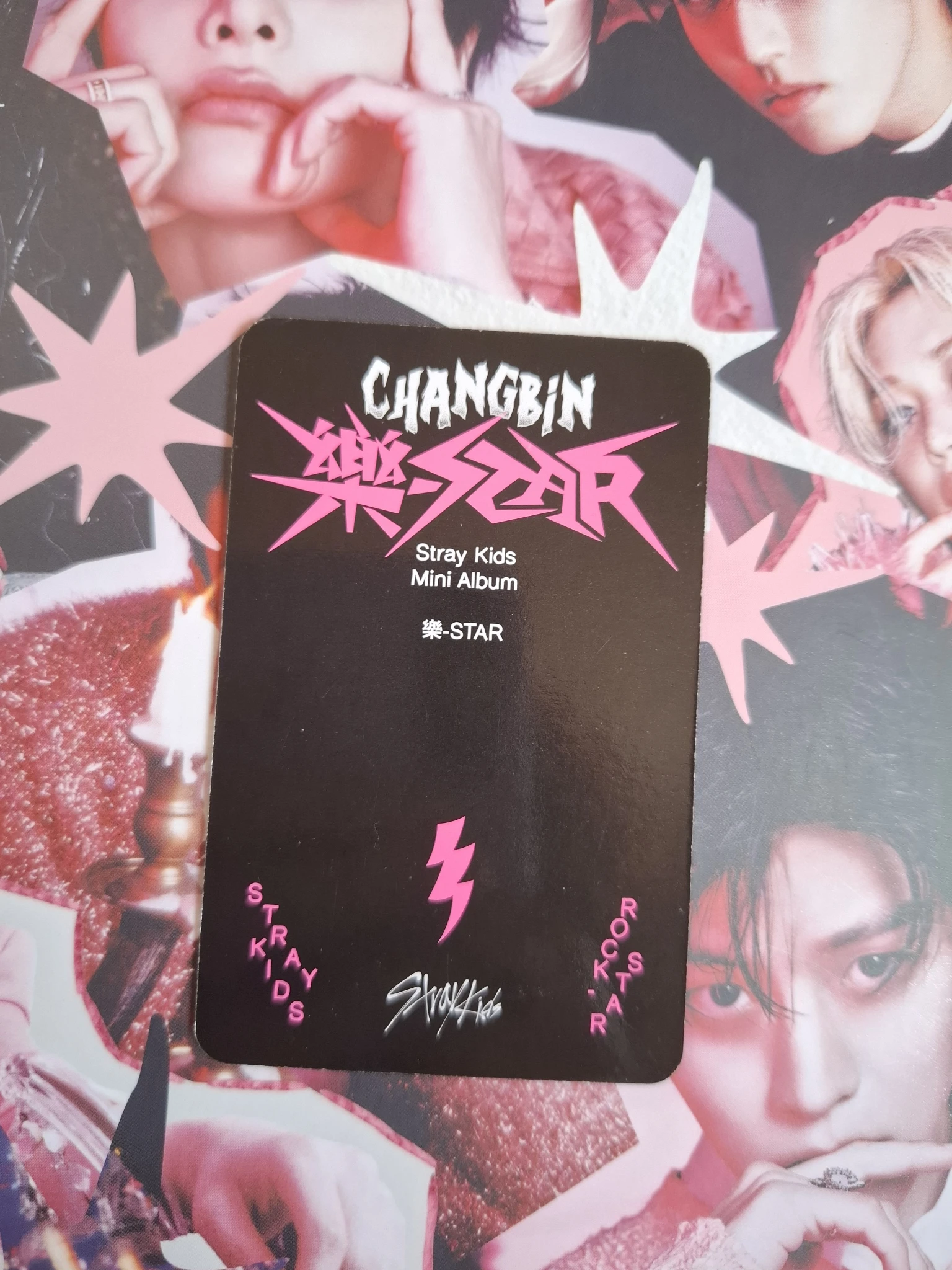 Stray Kids Changbin Stray Kids - Changbin - Rock-Star Album album photocard accordion version listing photo 2