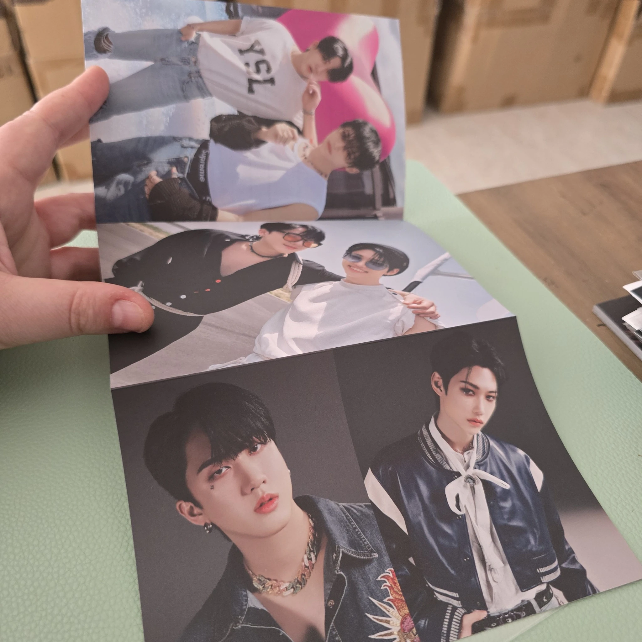 Stray Kids Stray Kids - Changbin & Felix - Maxident Album case version unit mini folded poster listing photo 2