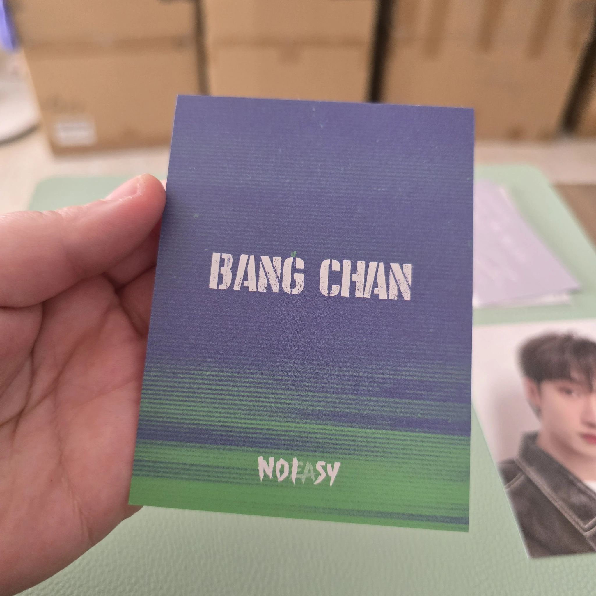 Stray Kids Bang Chan Stray Kids - Bang Chan - NoEasy Album album inclusion A version mini postcard first press only postcard set listing photo 2
