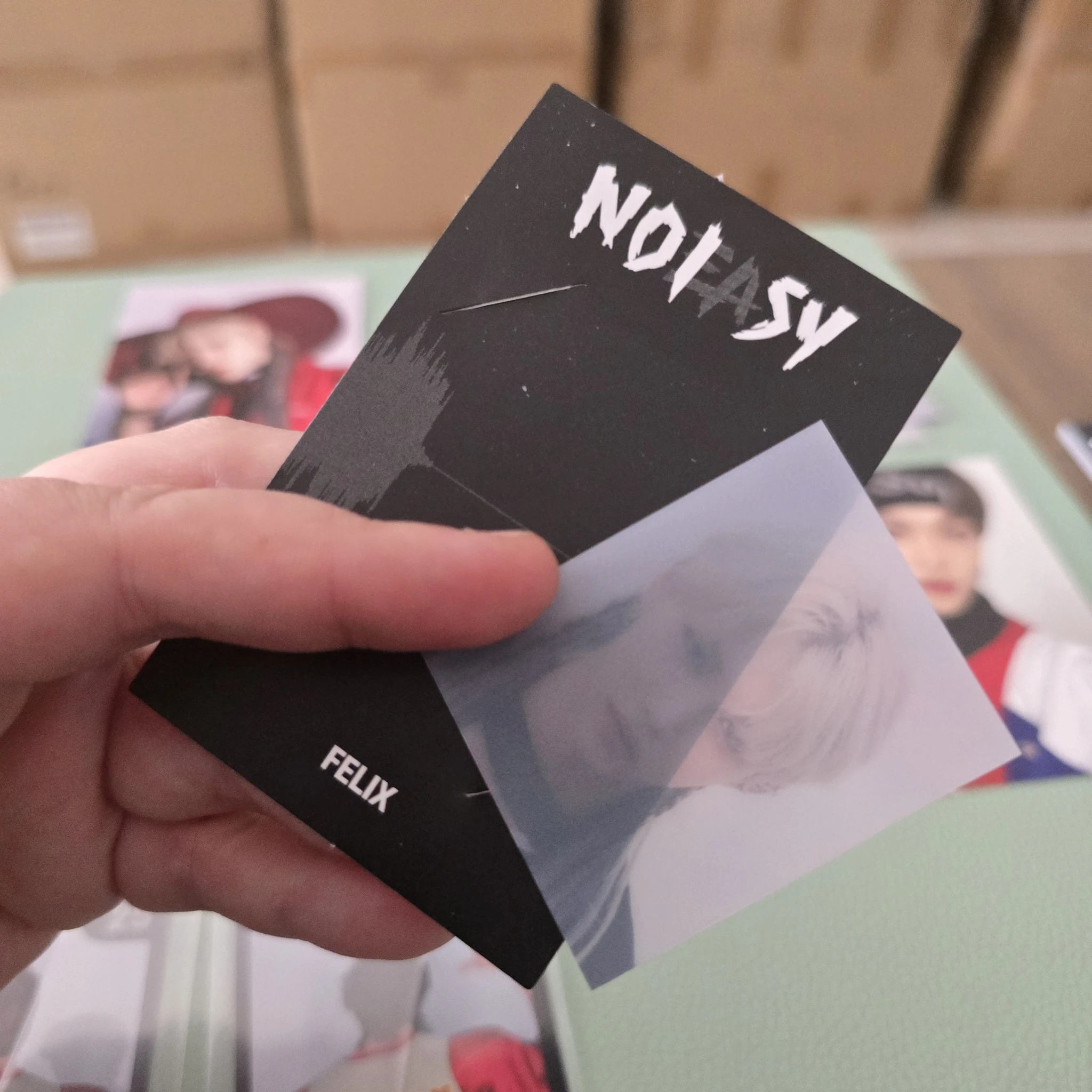 Stray Kids Felix Stray Kids - Felix - NOEASY Album album photocard first press only frame photocard standard version limited edition listing photo 2
