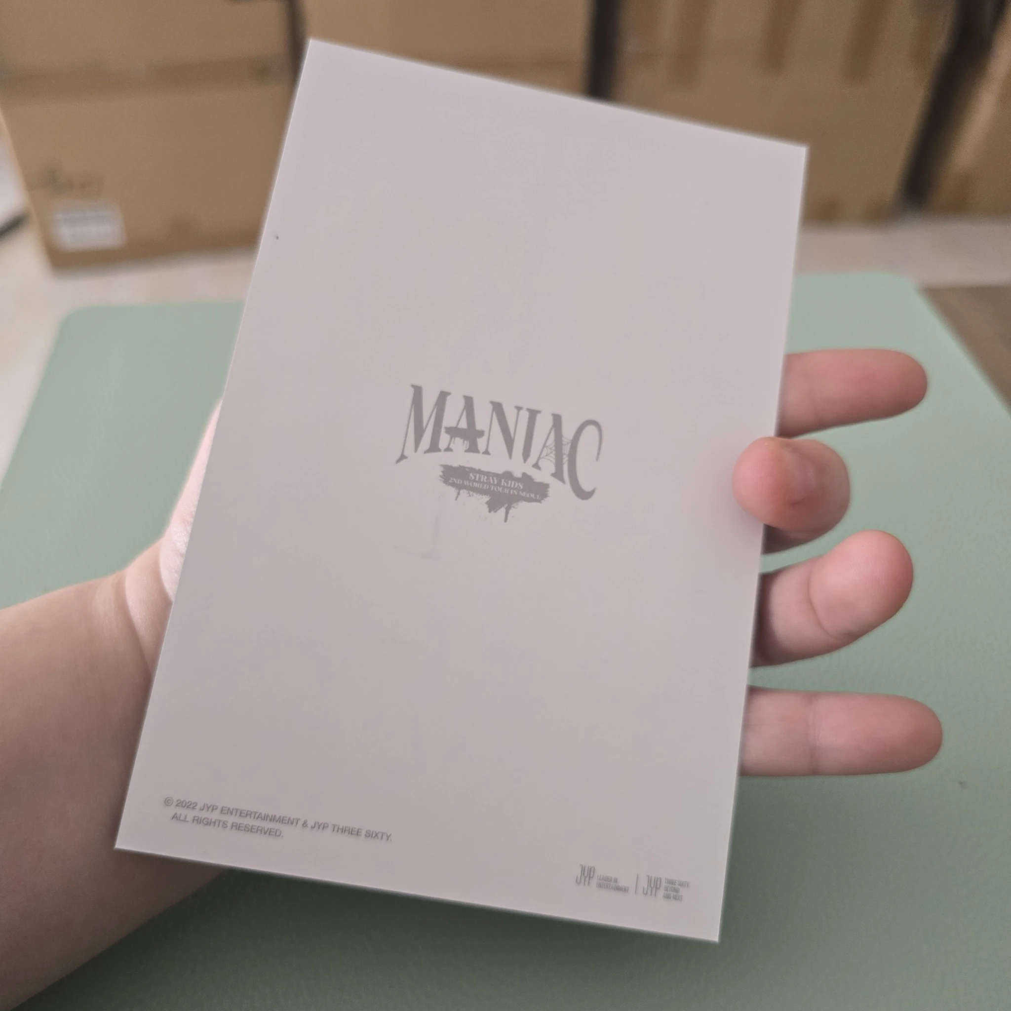 Stray Kids Felix Stray Kids - Felix - Maniac World Tour Event 4 cut photo seoul photo set tour merch listing photo 2
