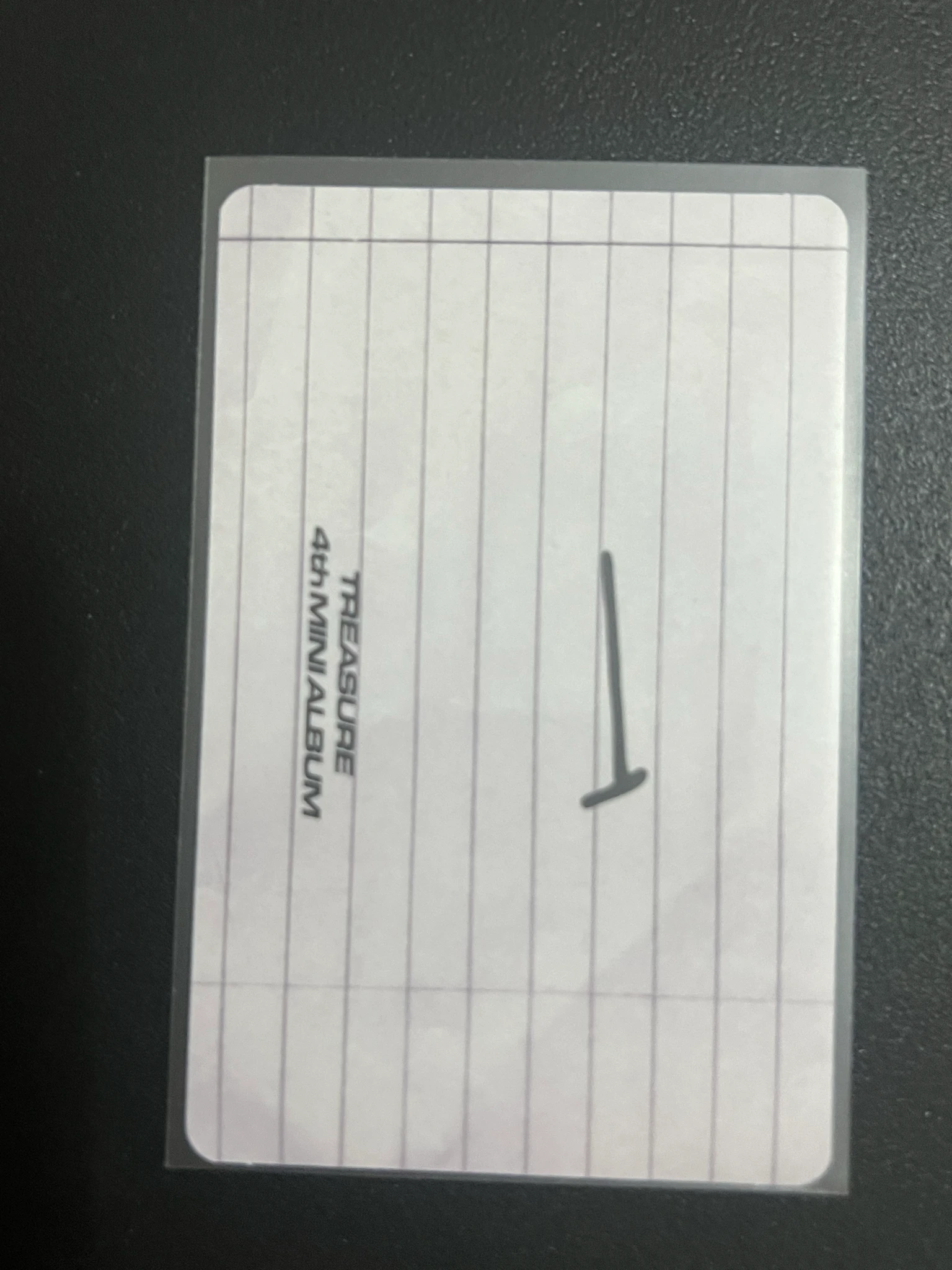 TREASURE Park Jeongwoo TREASURE - Park Jeongwoo - New Wav Album album photocard raw version photocard set listing photo 2