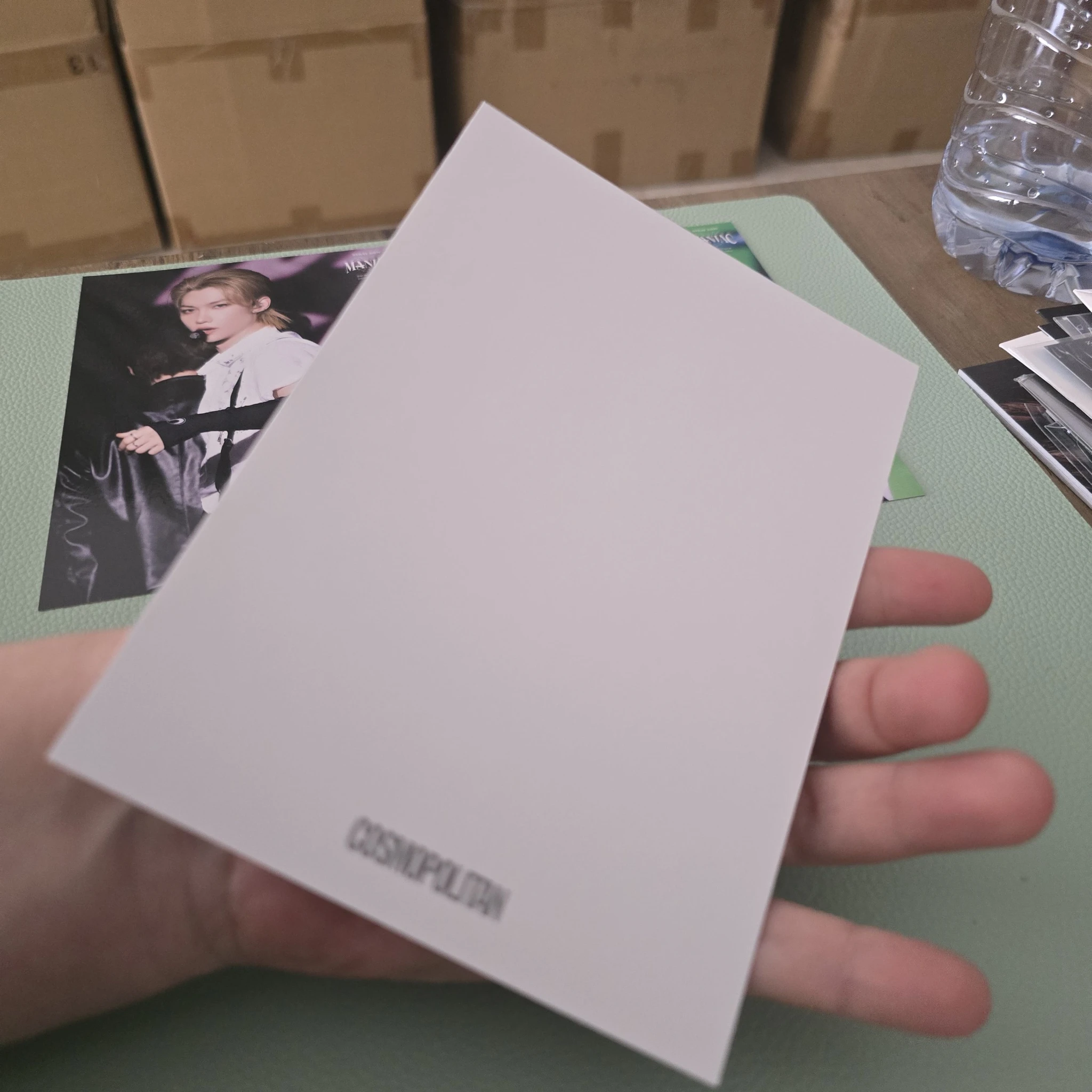 Stray Kids Hyunjin Stray Kids - Hyunjin - 2023 Cosmopolitan Korea (January Issue) Other magazine postcard listing photo 2