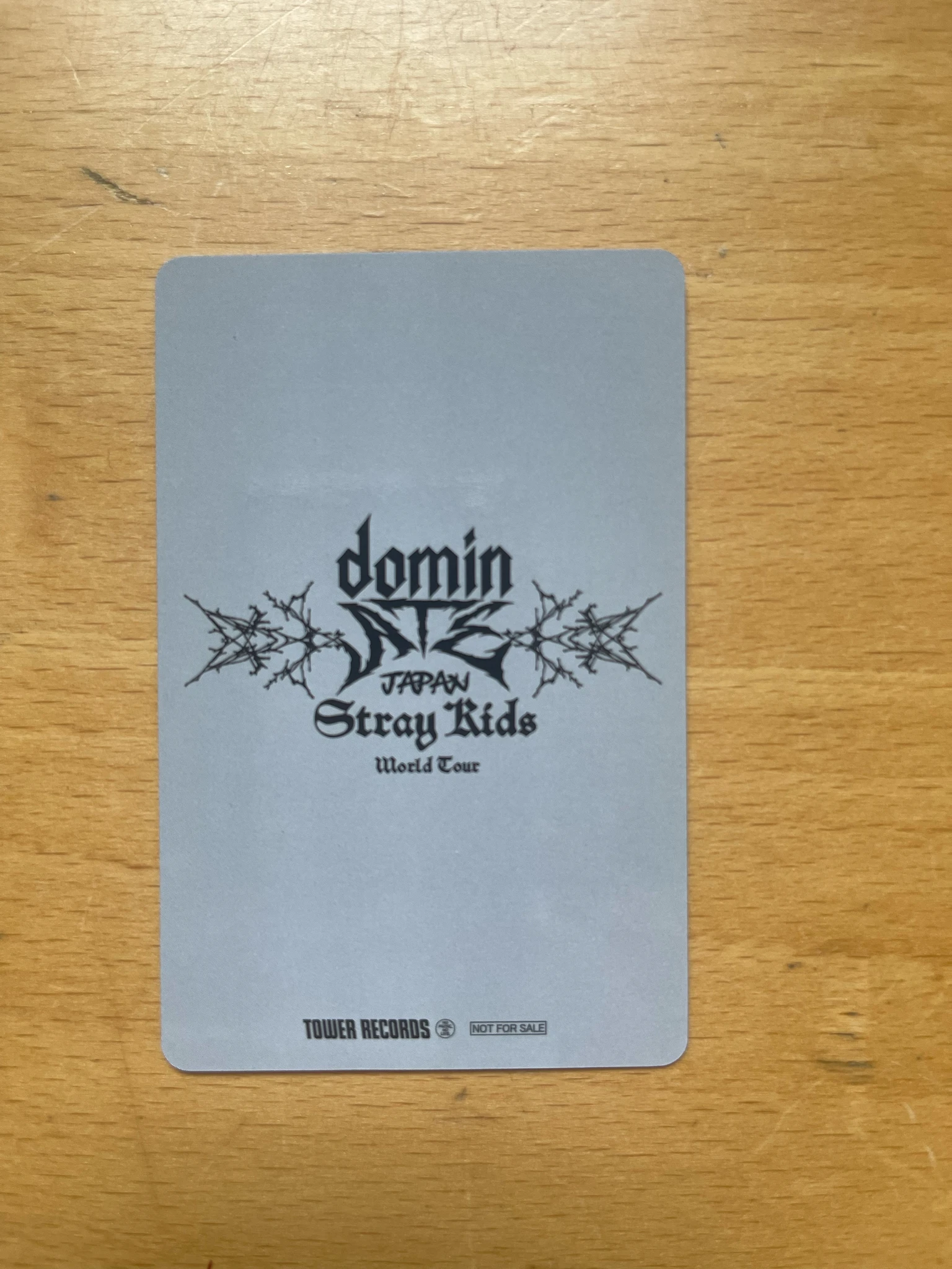 Stray Kids HAN Stray Kids - HAN - World Tour <dominATE JAPAN> LIVE Blu-ray Other pob (pre-order benefit) tower records japan photocard set listing photo 2