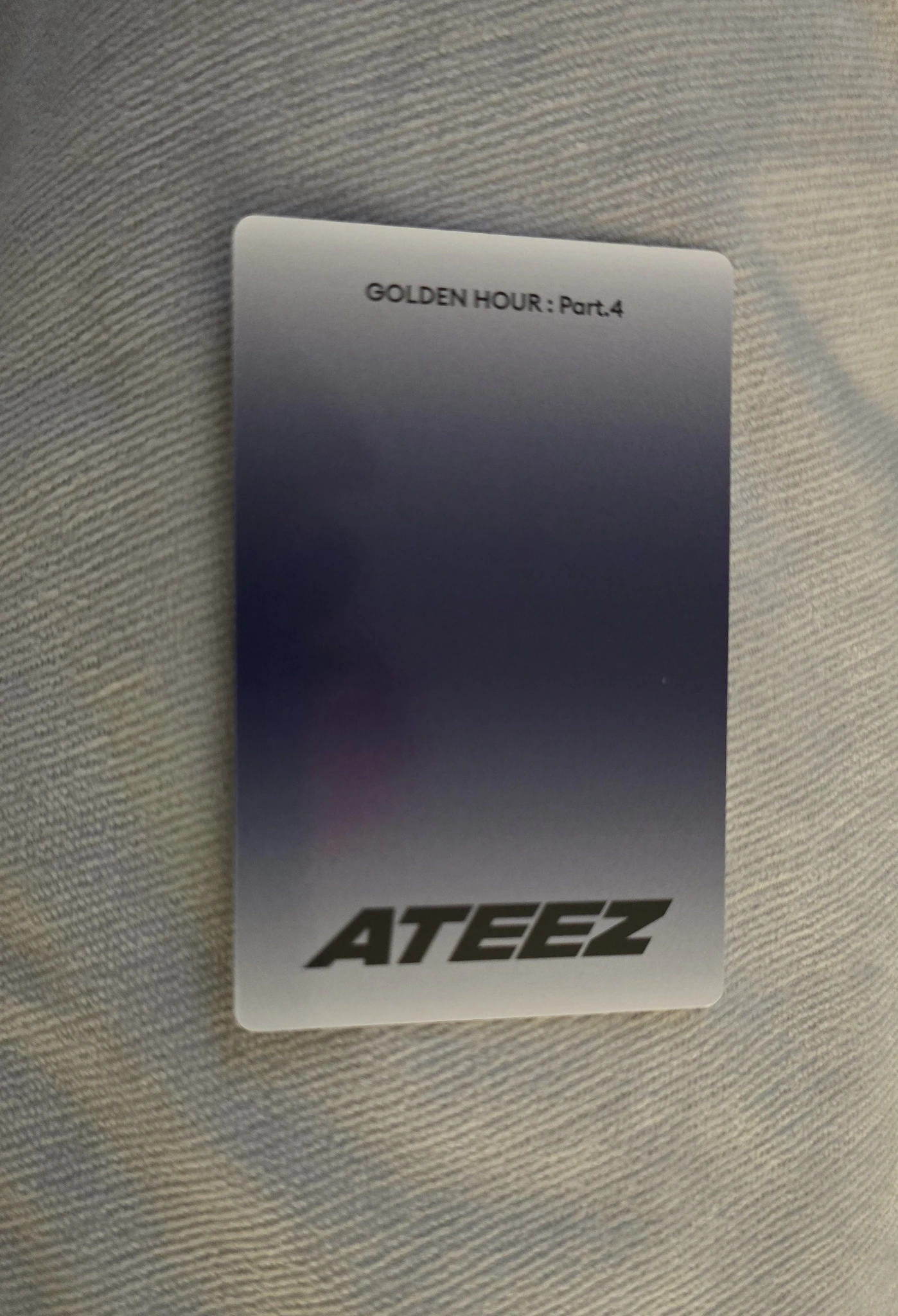ATEEZ Mingi ATEEZ - Mingi - Golden Hour : Part.4 Album album photocard poca album listing photo 2