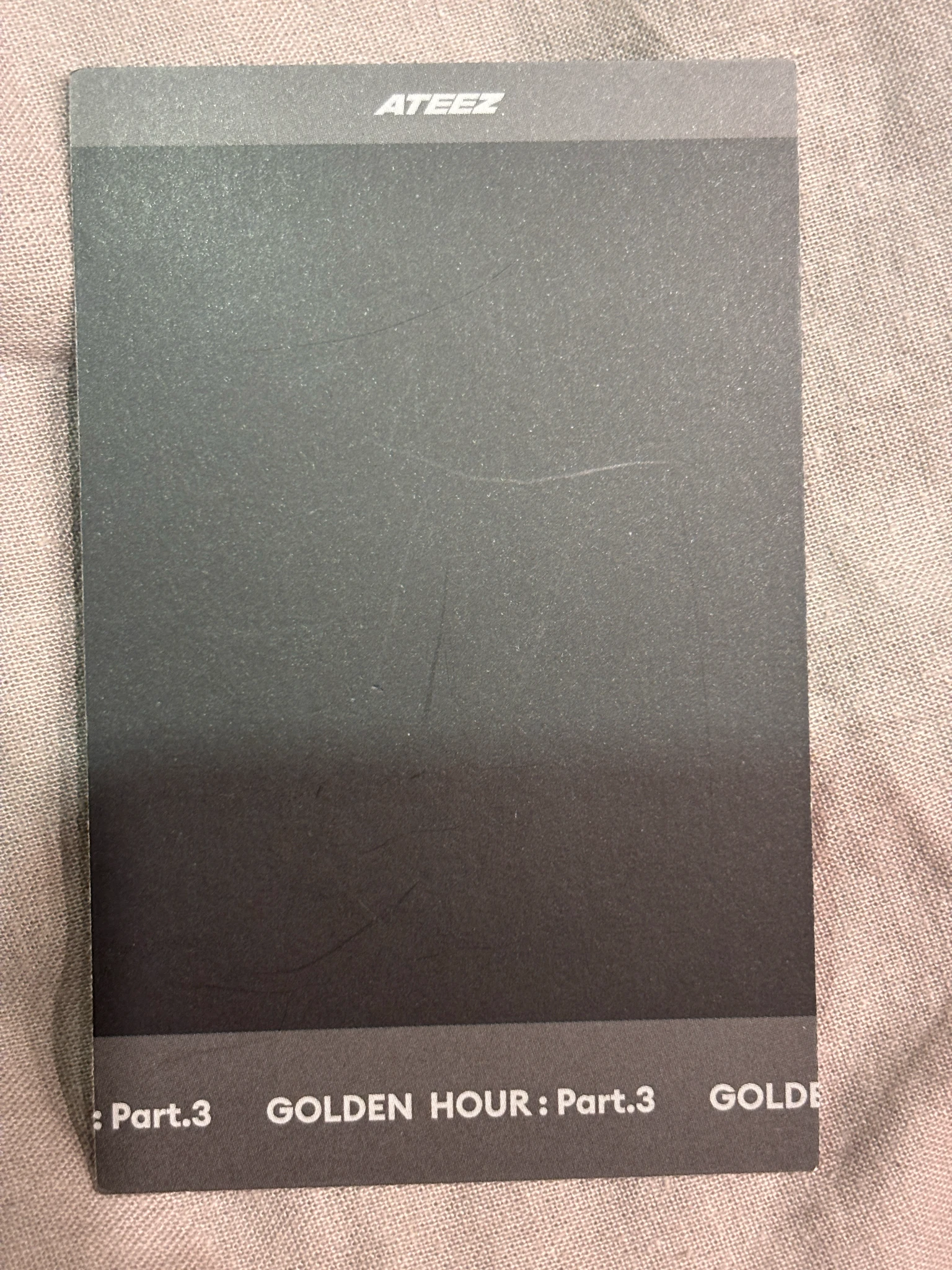 ATEEZ Hongjoong ATEEZ - Hongjoong - Golden Hour : Part.3 Album polaroid poca album listing photo 2