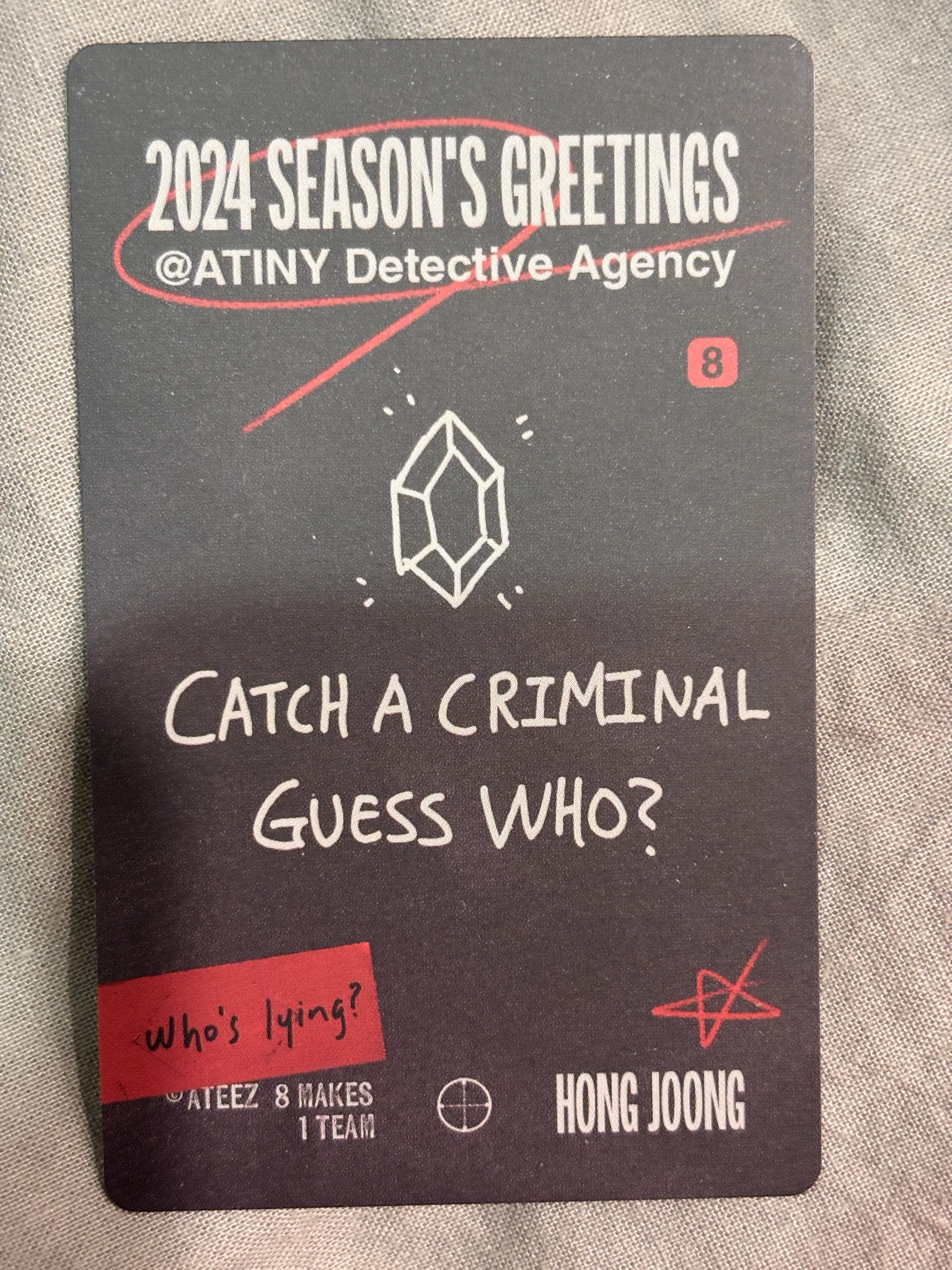 ATEEZ Hongjoong ATEEZ - Hongjoong - 2024 SEASONS GREETINGS Other kq shop season's greetings listing photo 2