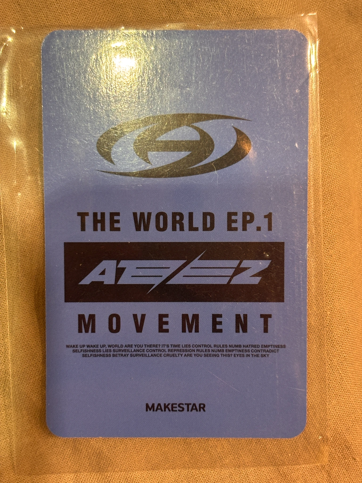 ATEEZ Hongjoong ATEEZ - Hongjoong - THE WORLD EP.1 : MOVEMENT Album makestar round 6 listing photo 2