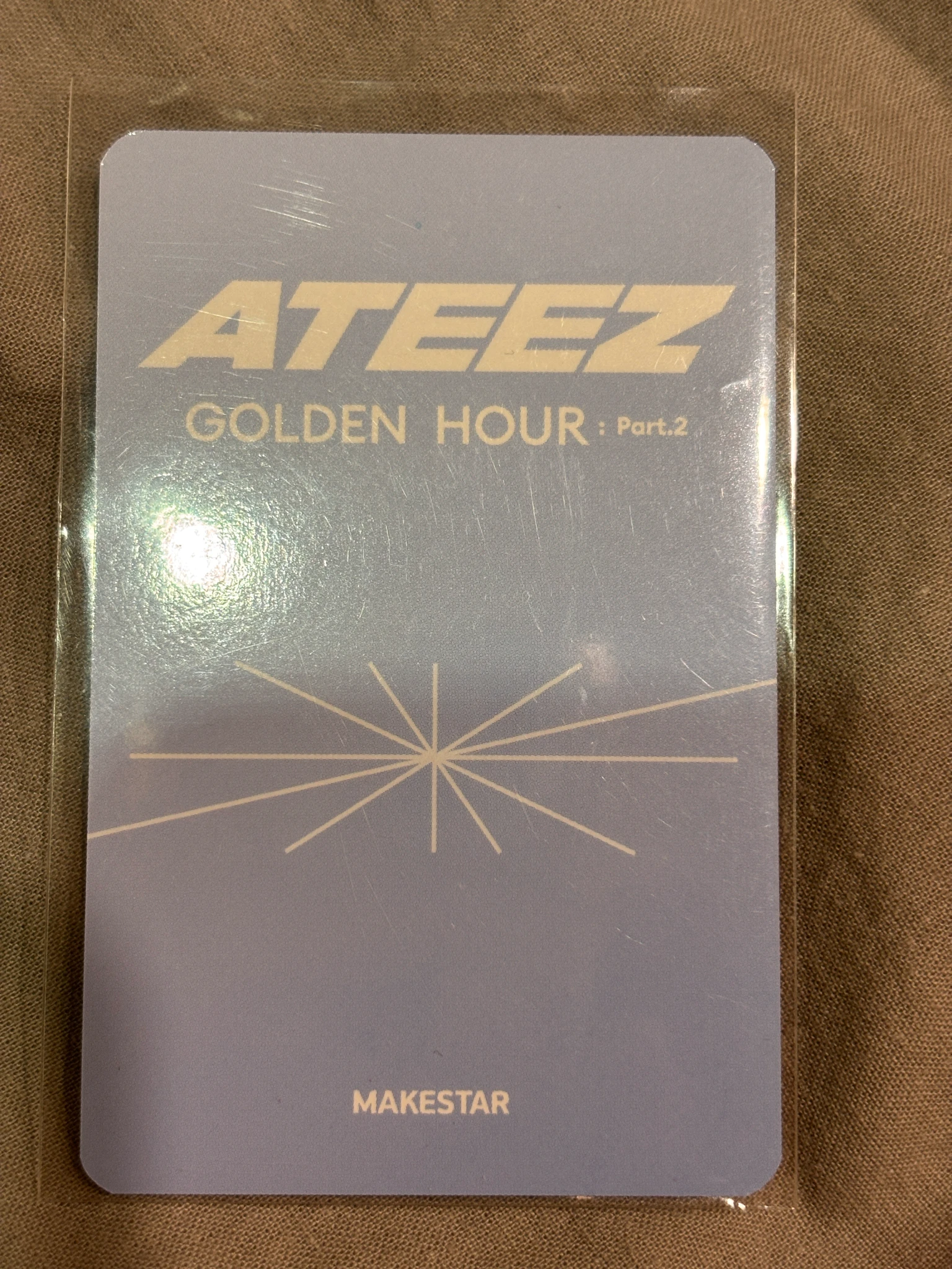 ATEEZ Hongjoong ATEEZ - Hongjoong - Golden Hour : Part 2 Album makestar lucky draw version 1 listing photo 2