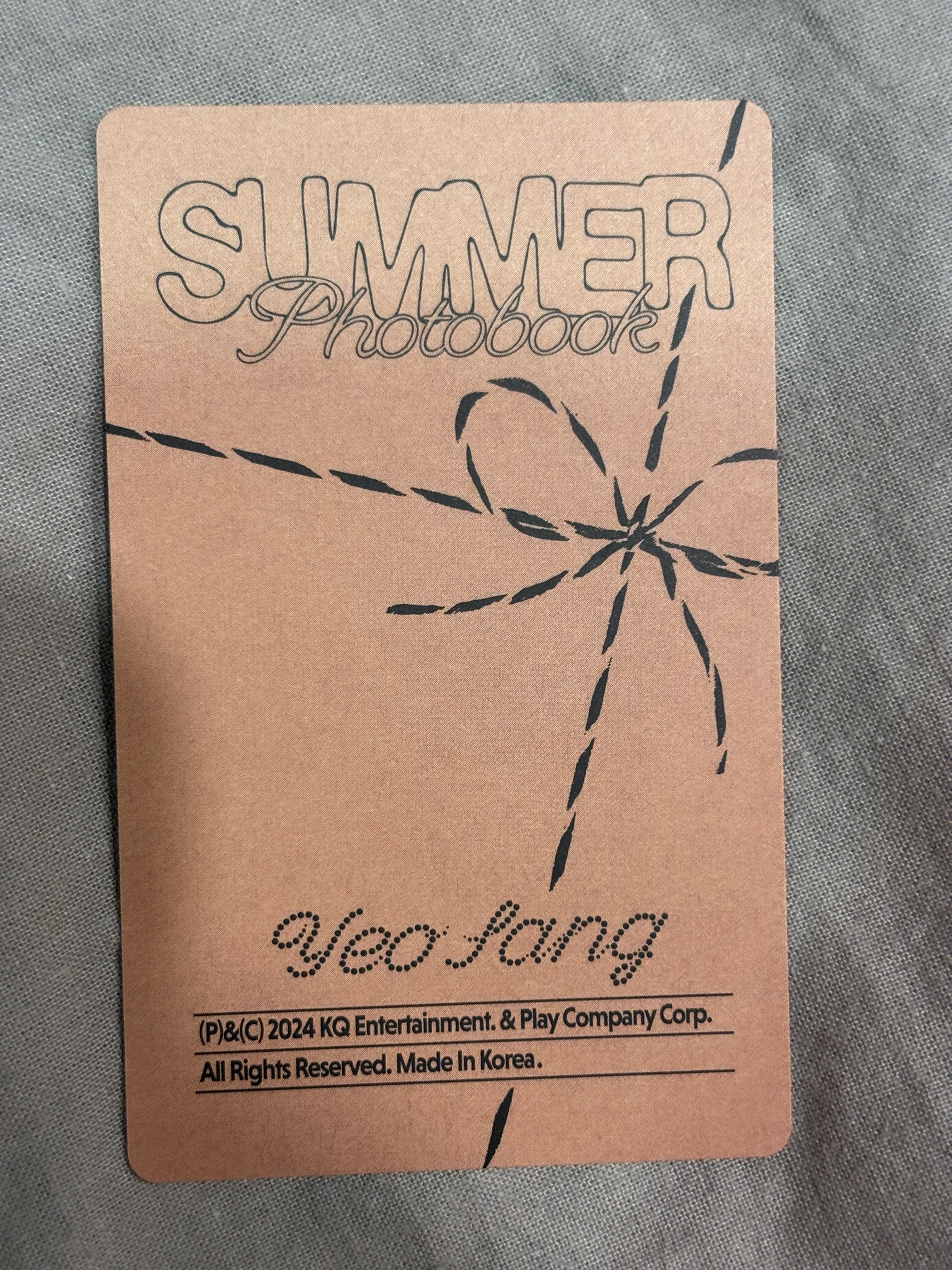 ATEEZ Yeosang ATEEZ - Yeosang - 2024 SUMMER PHOTOBOOK Other listing photo 2