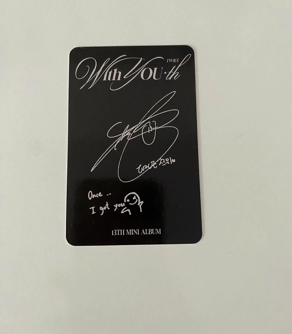 TWICE Tzuyu TWICE-Tzuyu-Album-with you-th listing photo 2