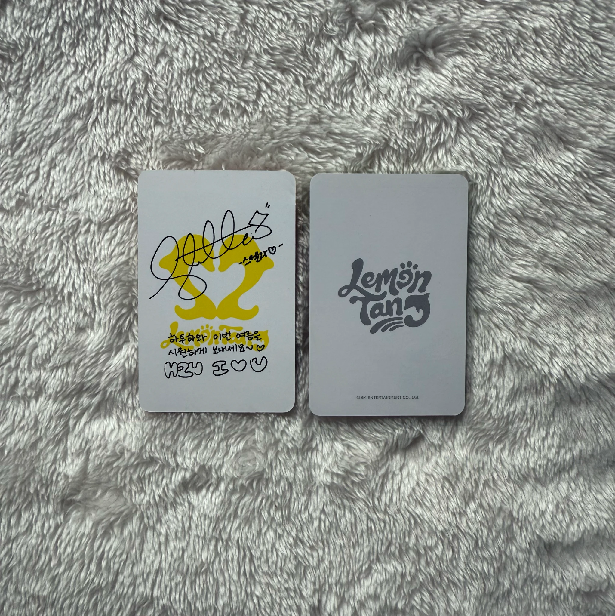 Hearts2Hearts Stella Hearts2Hearts - Stella - Lemon Tang Album pop-up store merch photocard purchase benefit listing photo 2