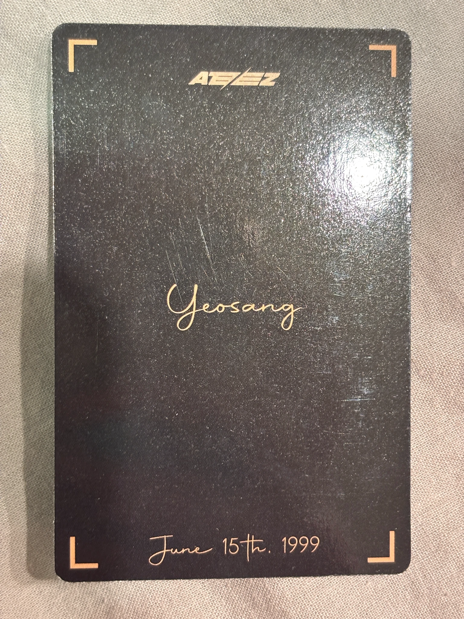 ATEEZ Yeosang ATEEZ - Yeosang - SPIN OFF : FROM THE WITNESS Album pob (pre-order benefit) hello82 exclusive sun version listing photo 2