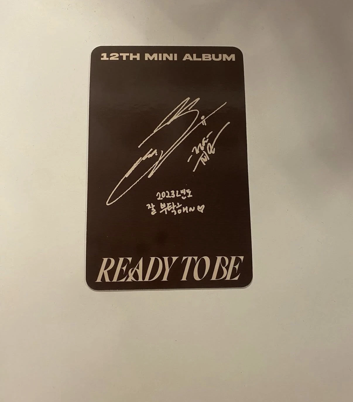 TWICE Jeongyeon TWICE-Jeongyeon-Album-READY TO BE listing photo 2