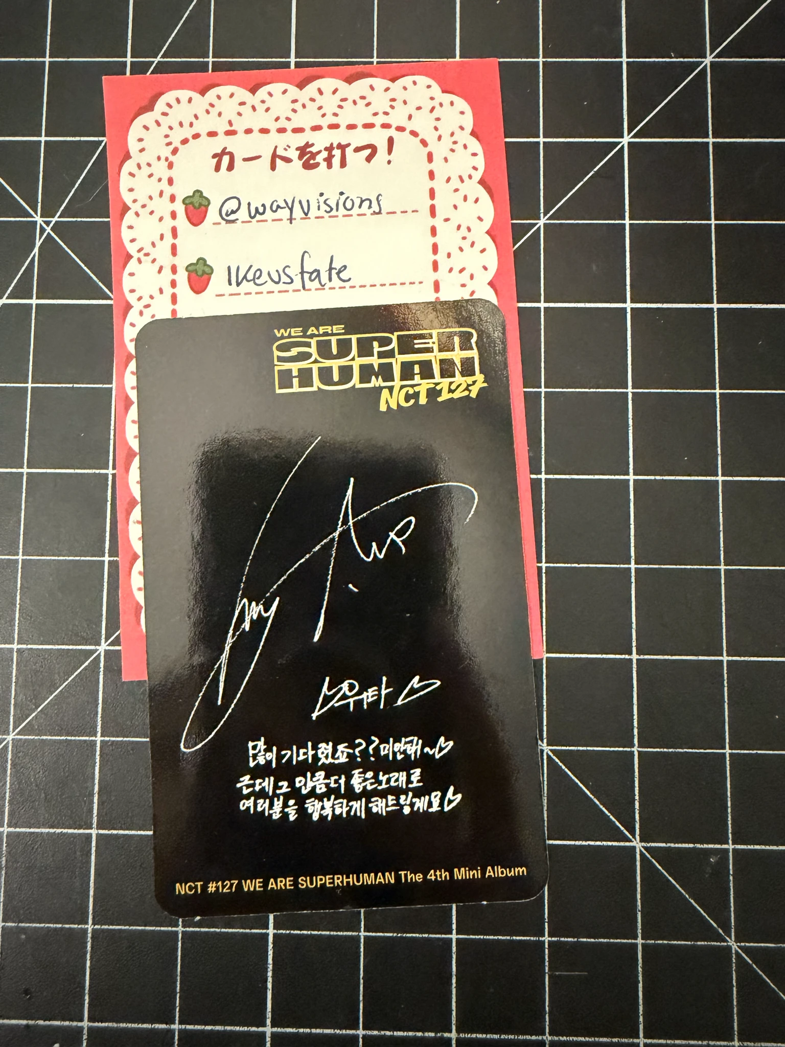 NCT 127 Yuta NCT 127 - Yuta  - We Are Superhuman Album listing photo 2