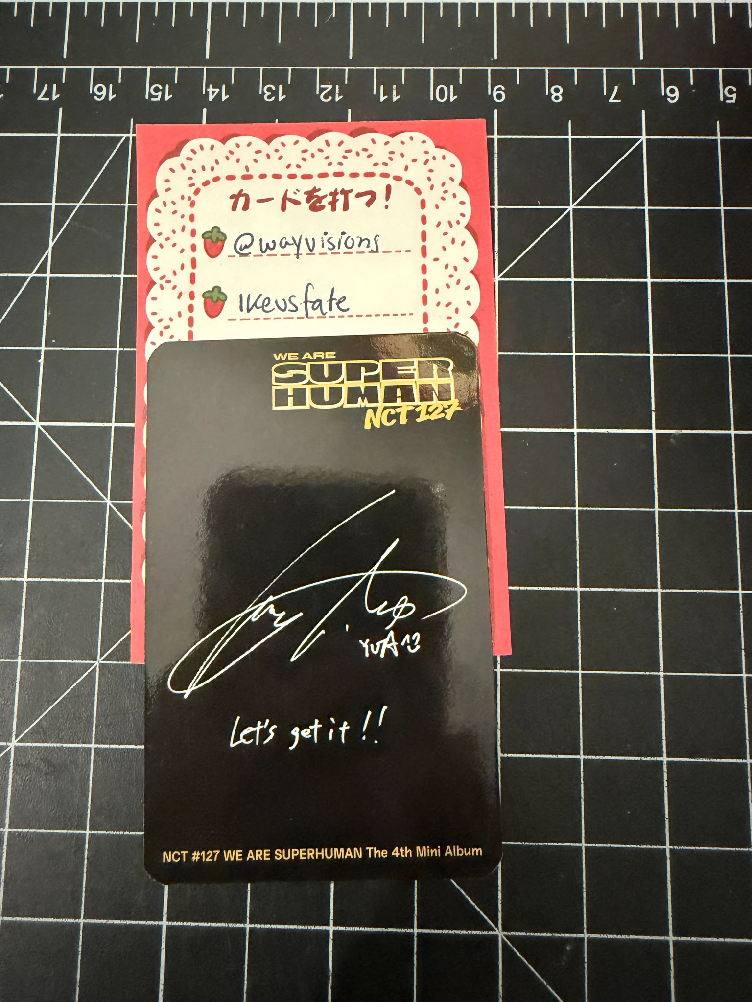 NCT 127 Yuta NCT 127 - Yuta  - We Are Superhuman Album listing photo 2