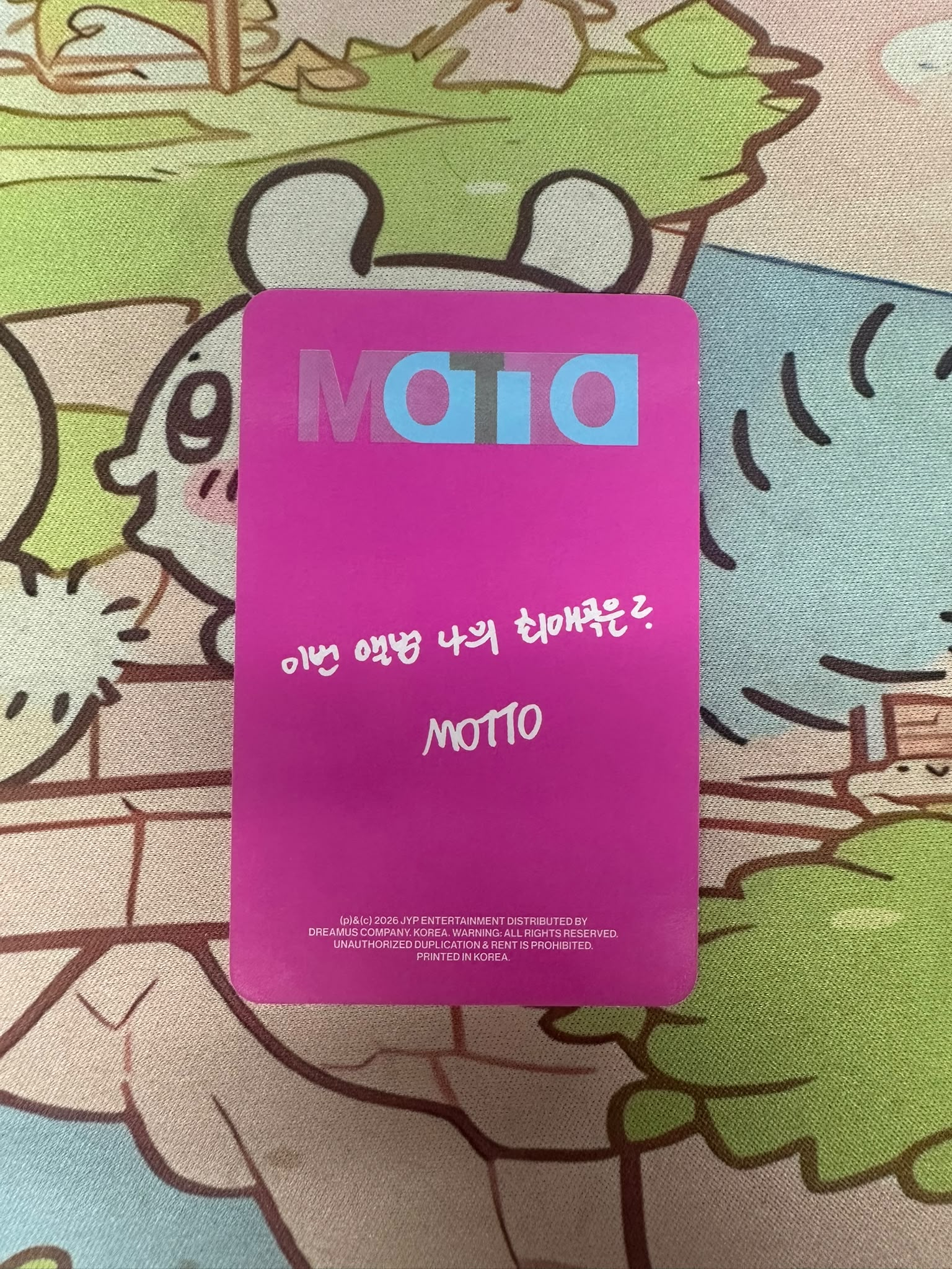 ITZY Yeji ITZY - Yeji - Motto Album album photocard member version listing photo 2