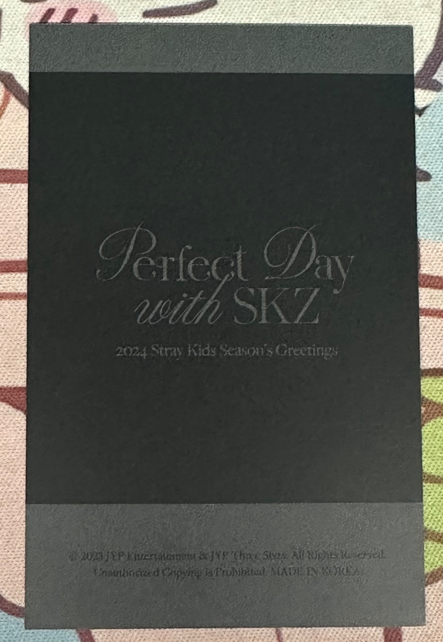 Stray Kids Changbin Stray Kids - Changbin - 2024 Season's Greetings - Perfect Day with SKZ Other polaroid set listing photo 2