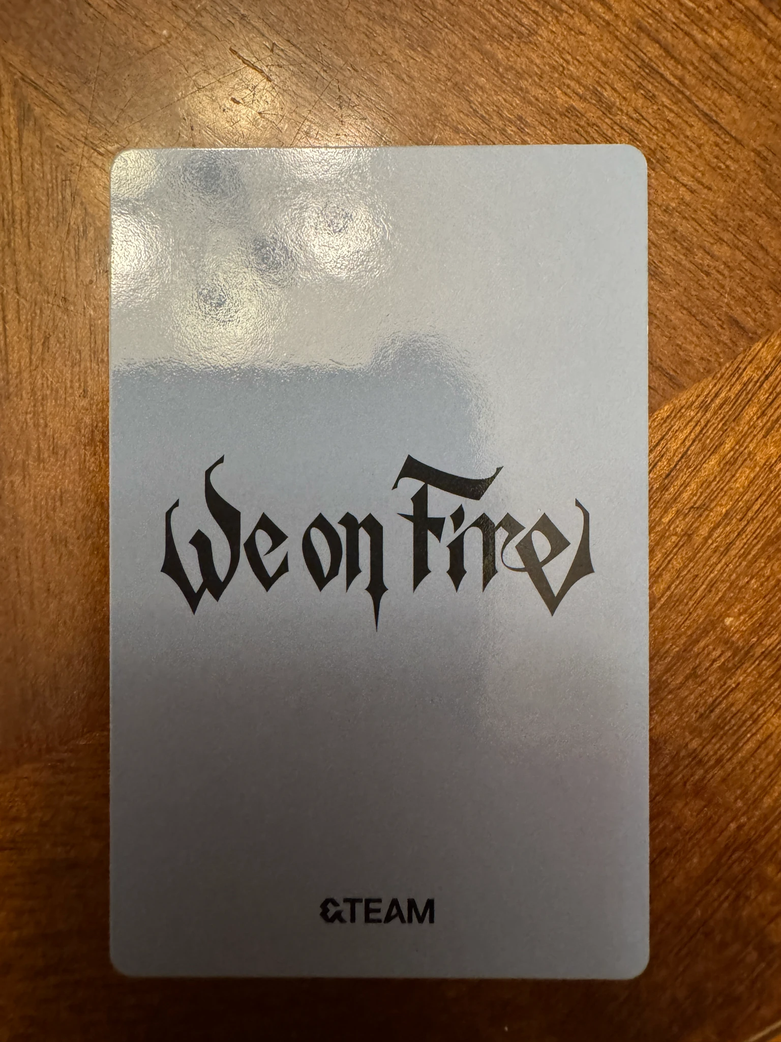 &TEAM Taki &TEAM - Taki - We on Fire  Album album photocard solo jacket version listing photo 2