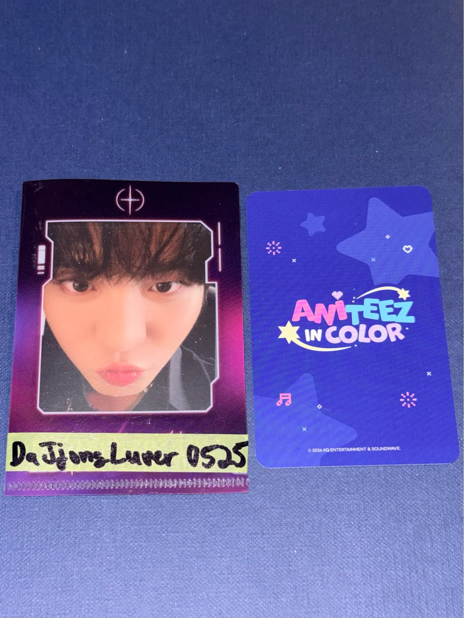 ATEEZ Hongjoong ATEEZ - Hongjoong - ANITEEZ IN COLOR Other trading card listing photo 2