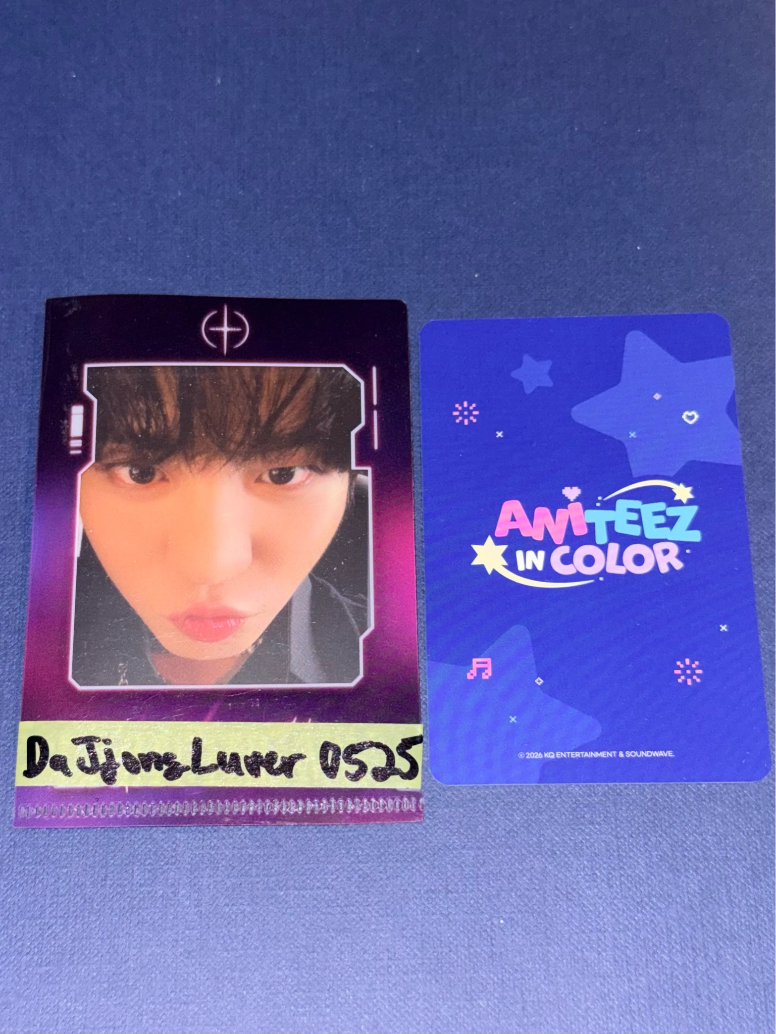 ATEEZ Mingi ATEEZ - Mingi - ANITEEZ IN COLOR Other version 4 trading card listing photo 2