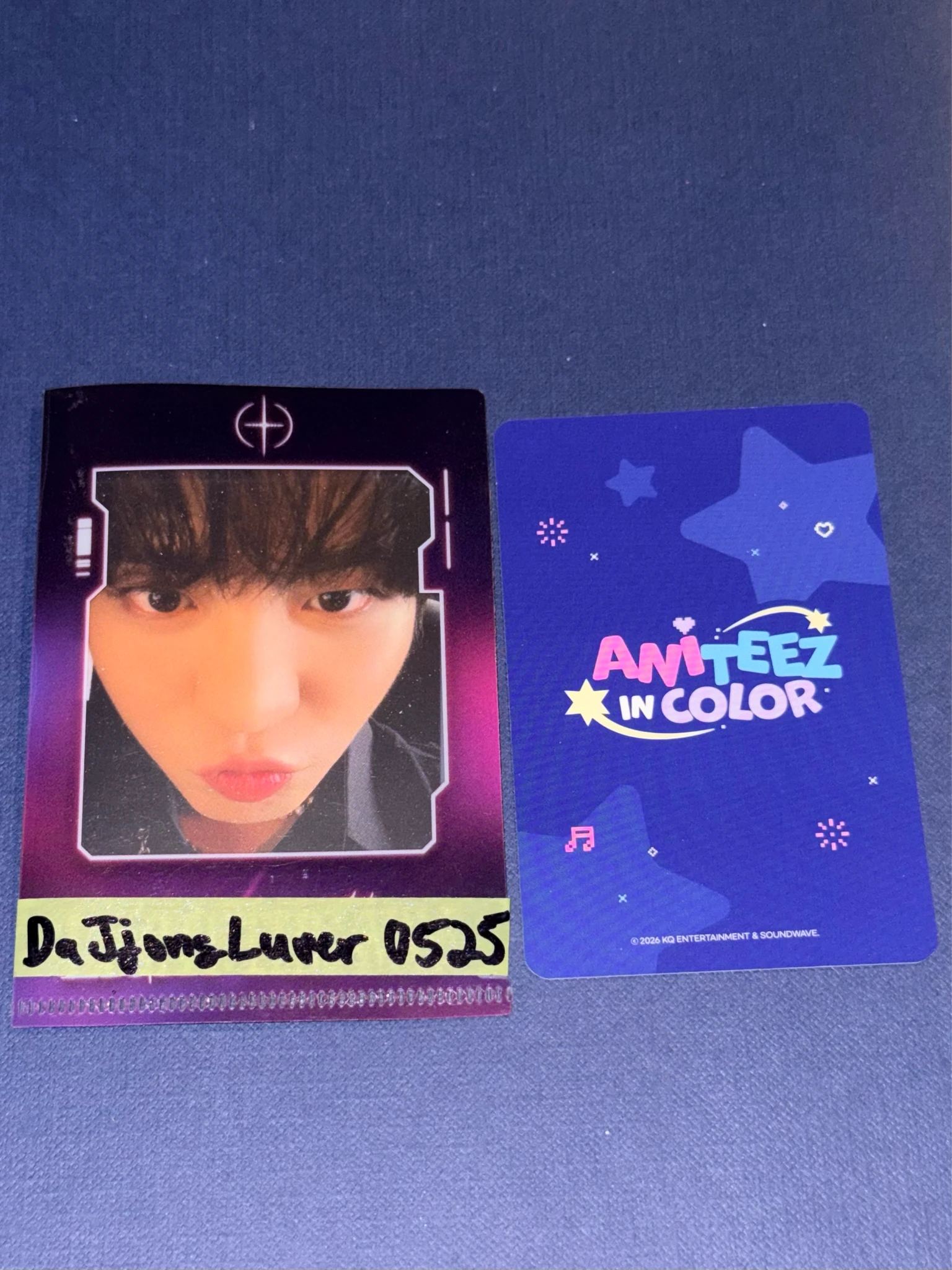 ATEEZ Jongho ATEEZ - Jongho - ANITEEZ IN COLOR Other trading card listing photo 2