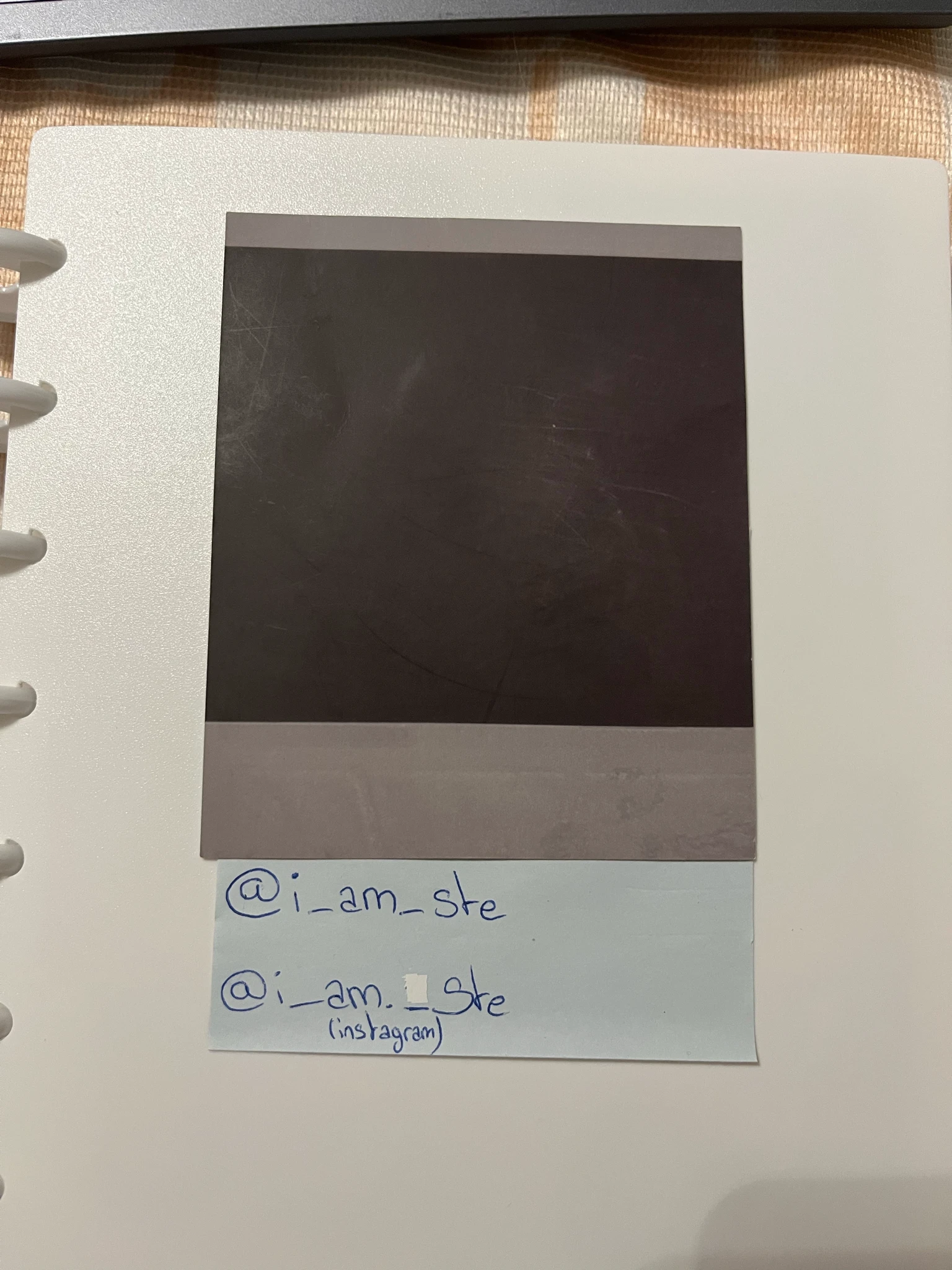 NCT DREAM Renjun NCT DREAM - Renjun - Glitch Mode Album giveaway event polaroid makestar listing photo 2