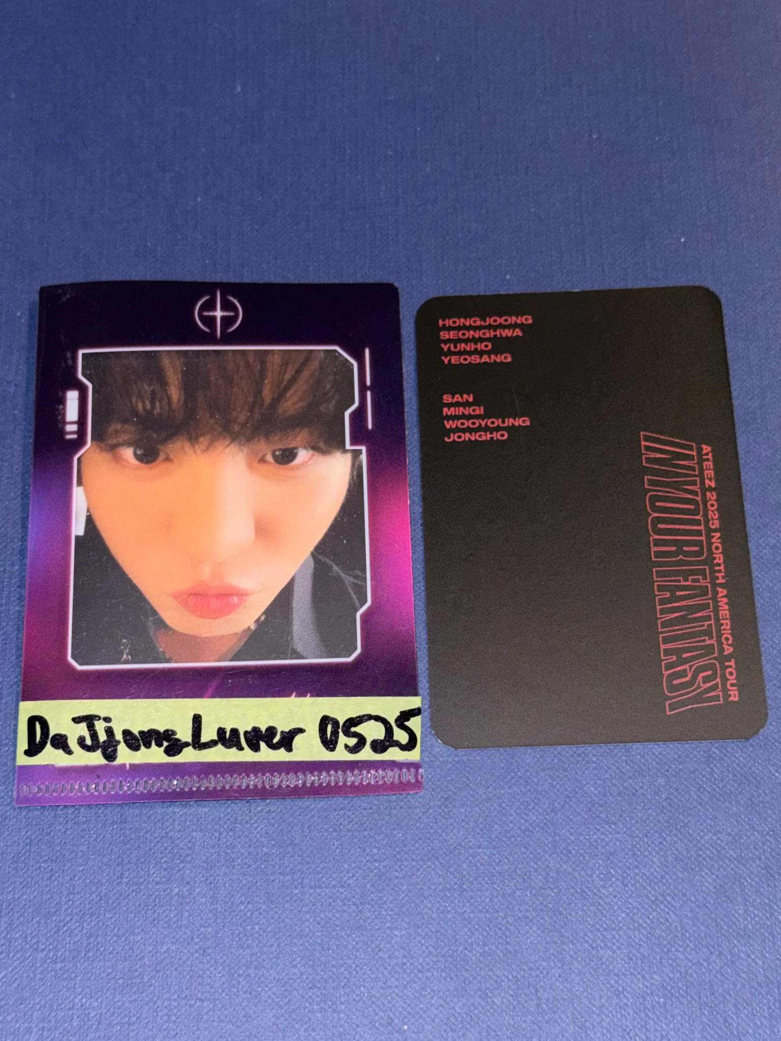 ATEEZ Jongho ATEEZ - Jongho - In Your Fantasy 2025 World Tour Event pop-up store purchase benefit US exclusive listing photo 2