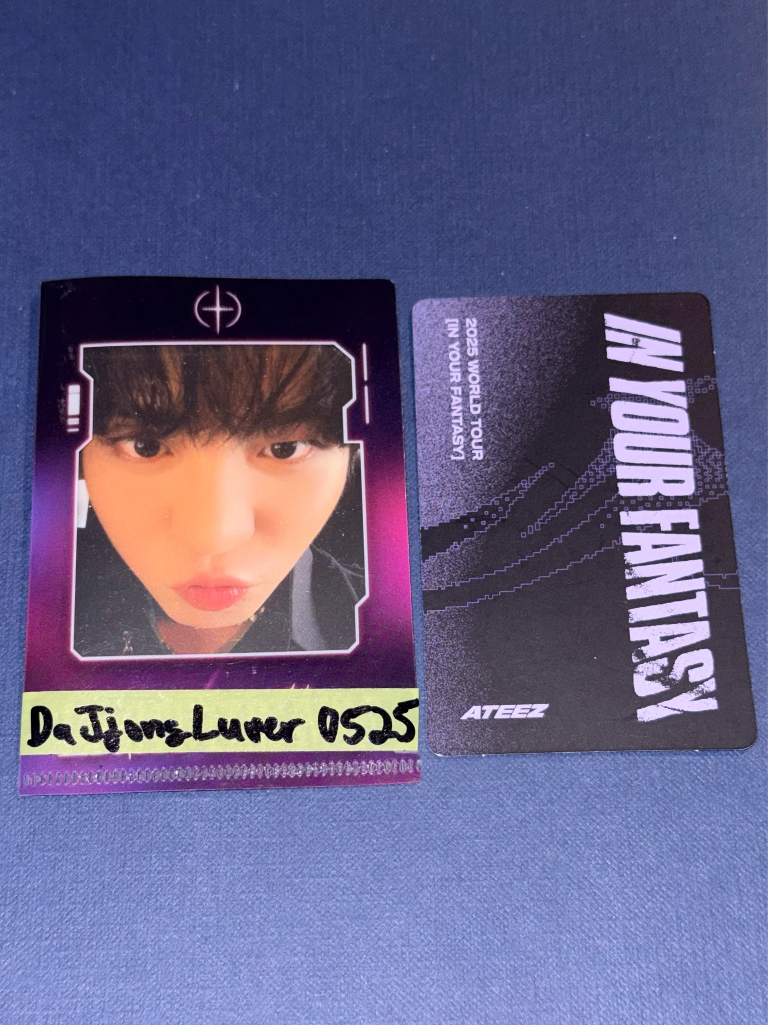 ATEEZ Jongho ATEEZ - Jongho - In Your Fantasy 2025 World Tour Event trading card tour merch listing photo 2