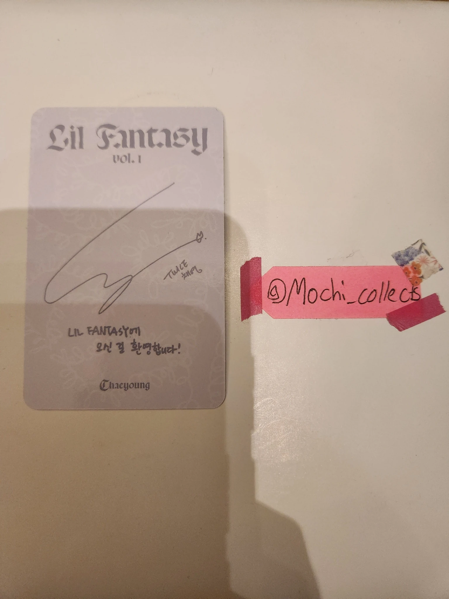 TWICE Chaeyoung TWICE - Chaeyoung - Lil Fantasy Vol. 1 (Solo) Album listing photo 2