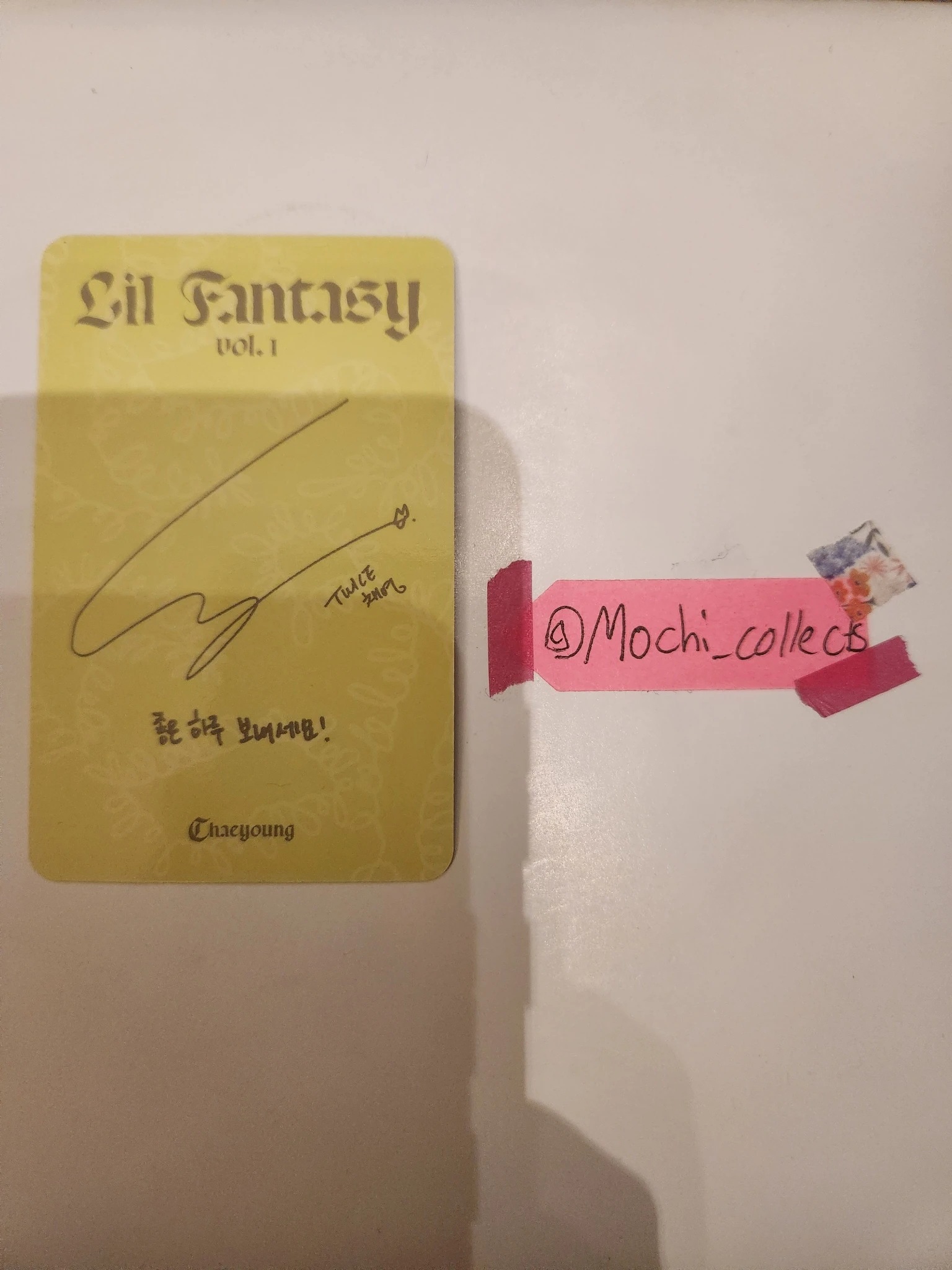 TWICE Chaeyoung TWICE - Chaeyoung - Lil Fantasy Vol. 1 (Solo) Album listing photo 2