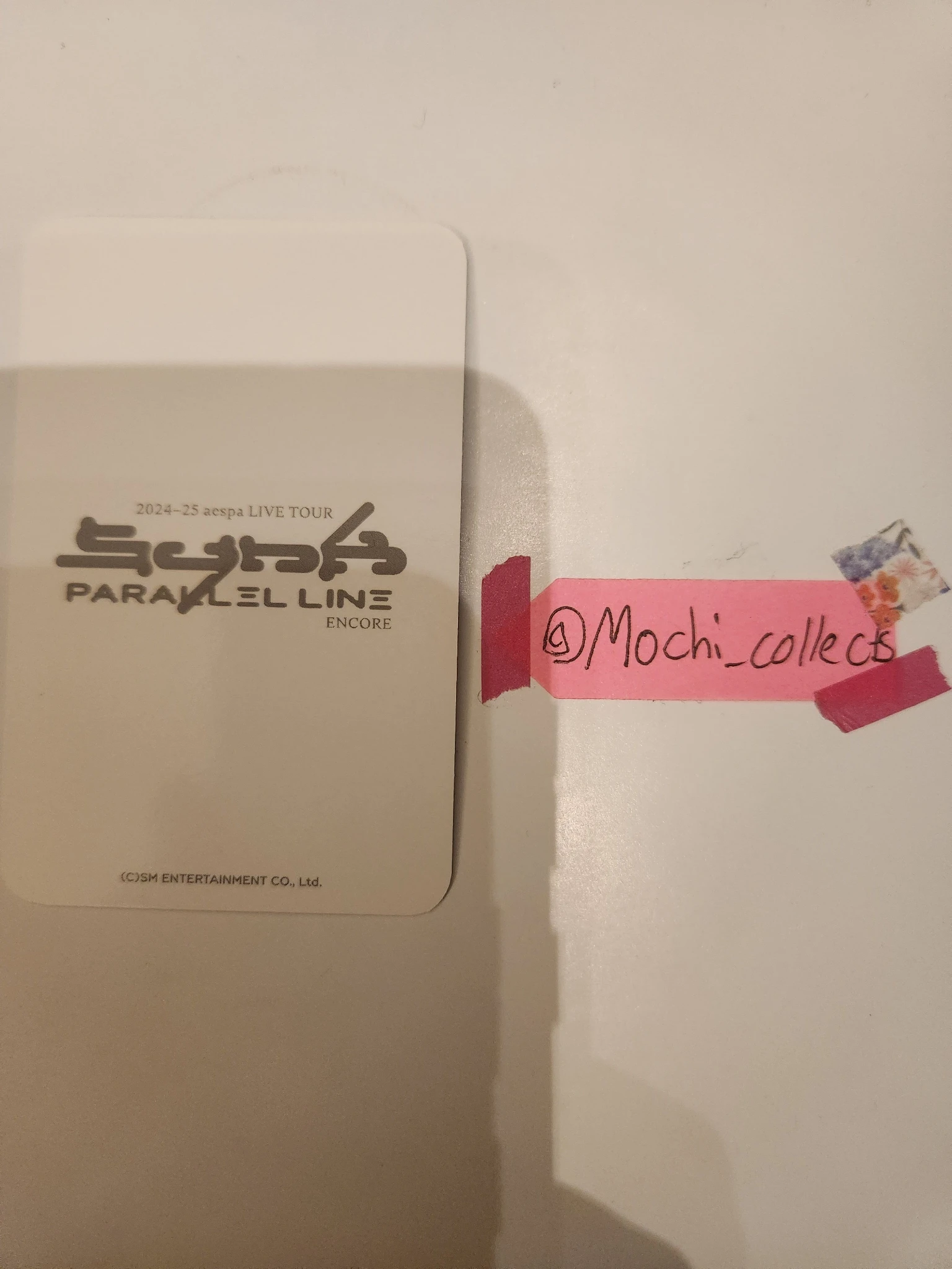 aespa Winter aespa - Winter - SYNK : PARALLEL LINE Event merch photocard Pink hoodie listing photo 2
