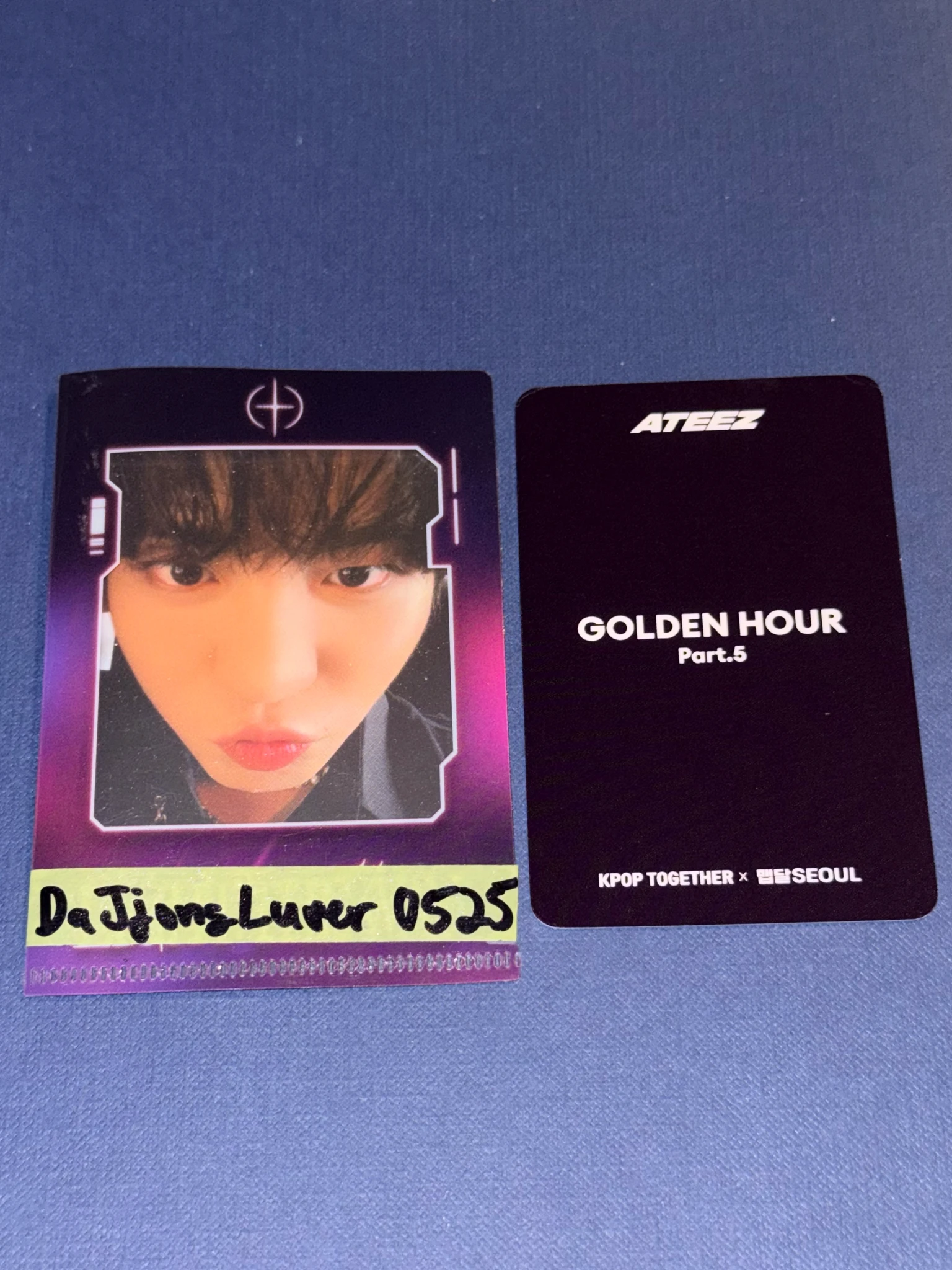 ATEEZ Hongjoong ATEEZ - Hongjoong - GOLDEN HOUR : Part.5 Album kpop together lucky draw (LD) listing photo 2