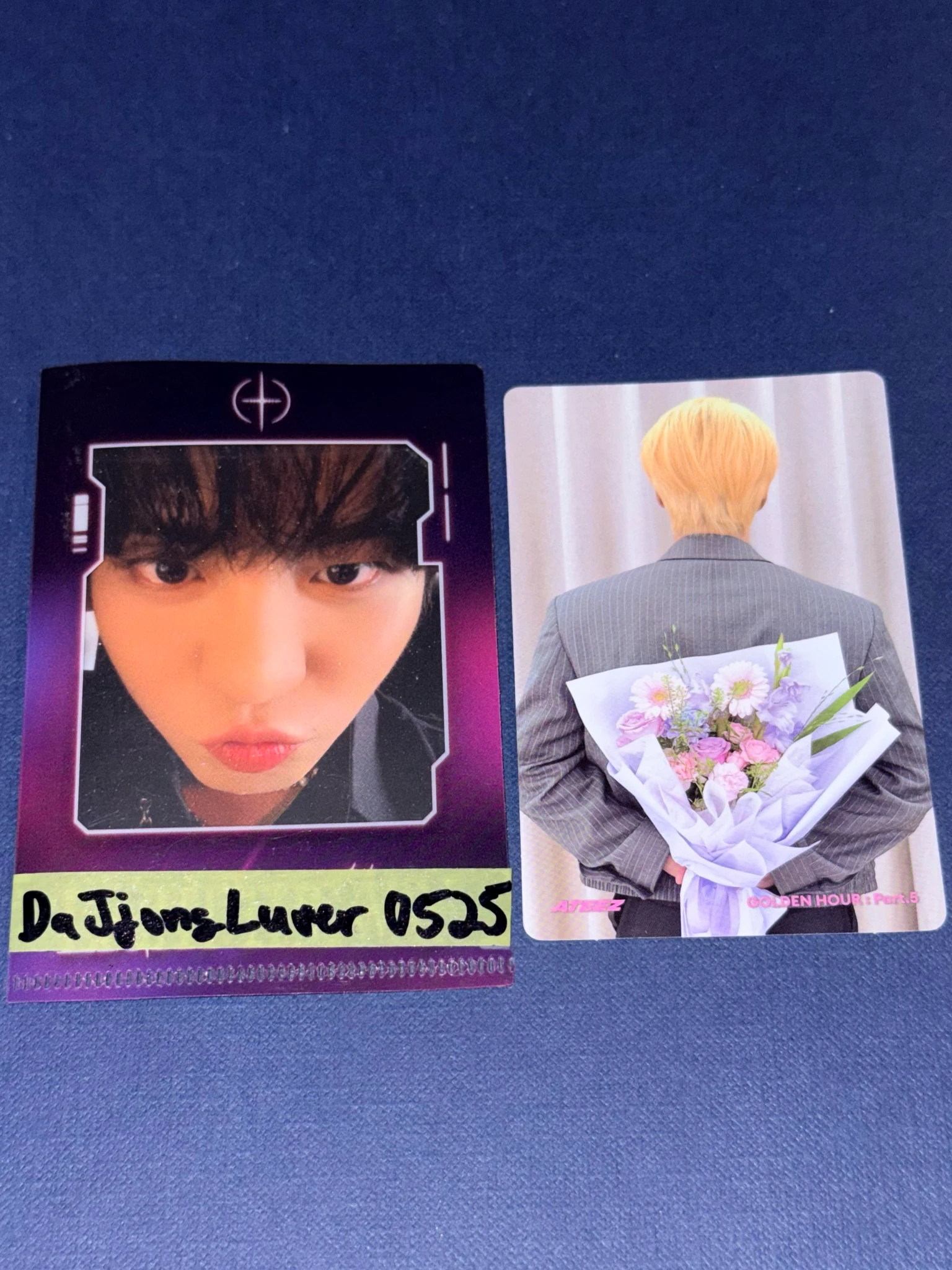 ATEEZ Seonghwa ATEEZ - Seonghwa - GOLDEN HOUR : Part.5 Album pob (pre-order benefit) toktoq digipack version double-sided listing photo 2
