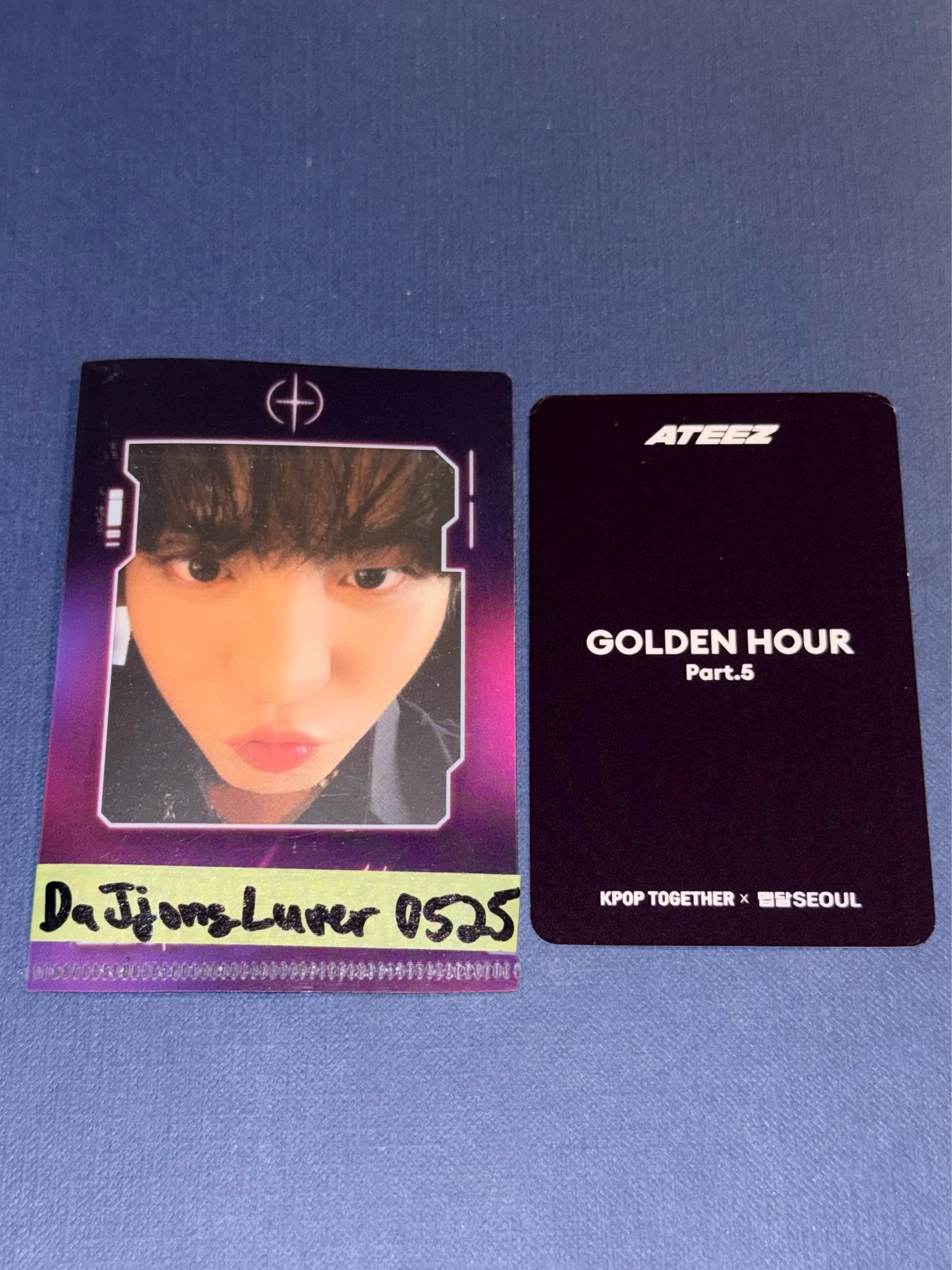 ATEEZ Seonghwa ATEEZ - Seonghwa - GOLDEN HOUR : Part.5 Album lucky draw (LD) kpop together listing photo 2