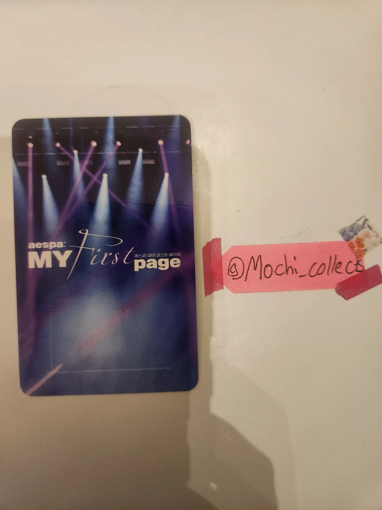 aespa Winter aespa - Winter - aespa: MY First Page Other merch photocard purchase benefit lucky draw listing photo 2