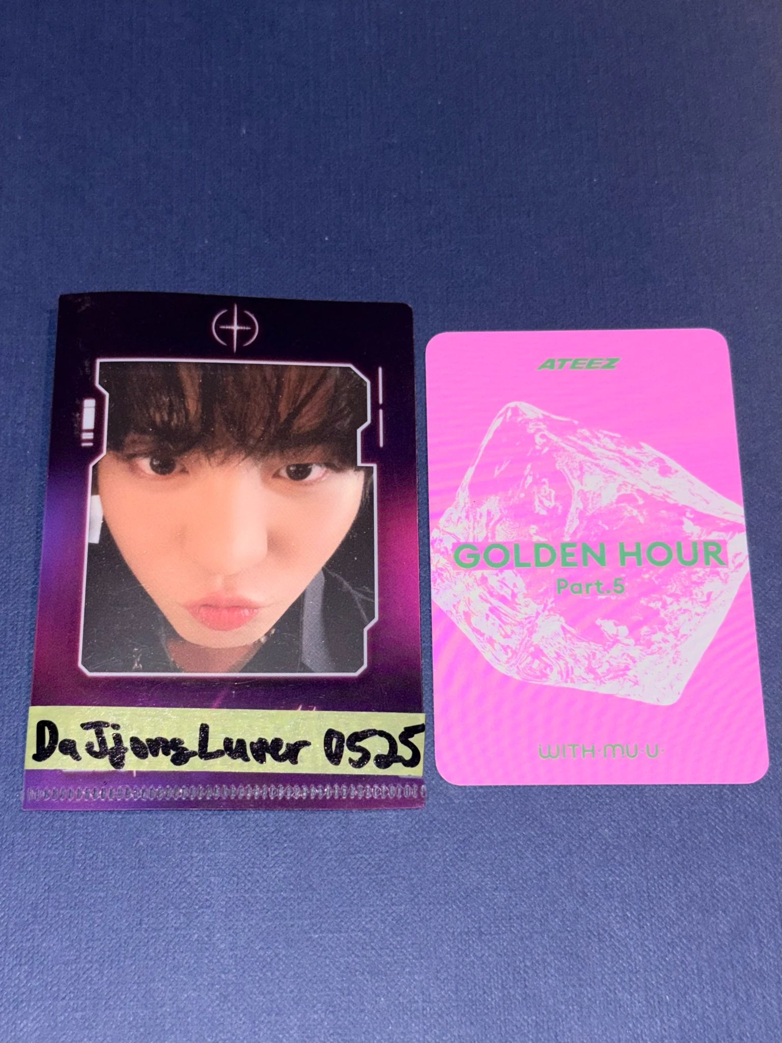 ATEEZ Yunho ATEEZ - Yunho - GOLDEN HOUR : Part.5 Album withmuu/withdrama keyring version pob (pre-order benefit) listing photo 2