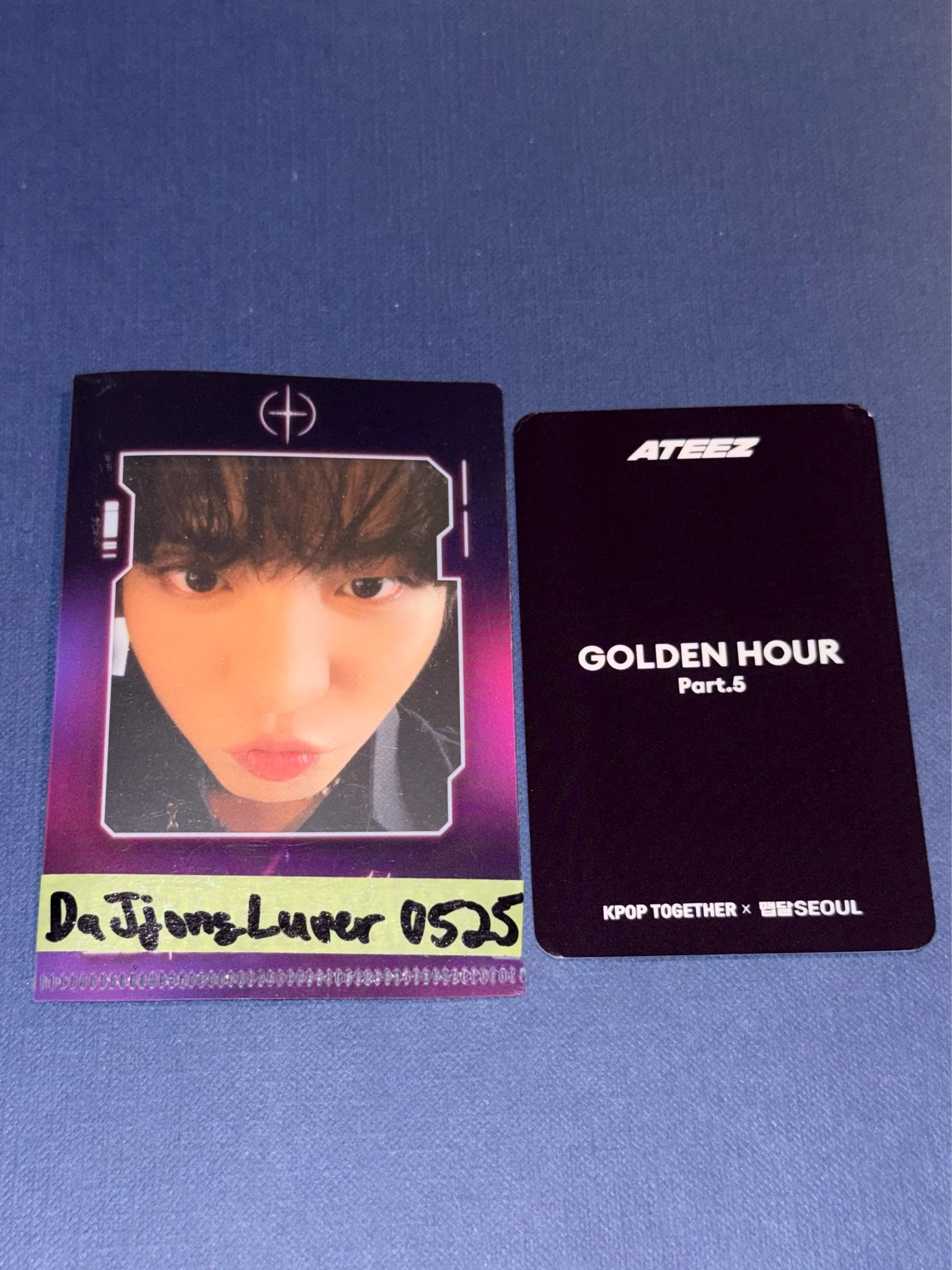 ATEEZ Yunho ATEEZ - Yunho - GOLDEN HOUR : Part.5 Album lucky draw (LD) kpop together listing photo 2