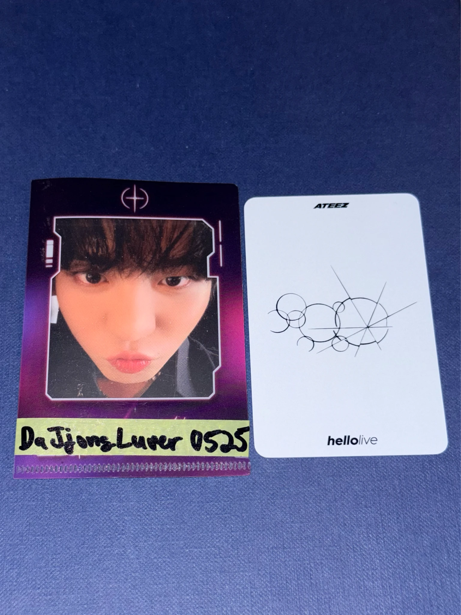ATEEZ Yeosang ATEEZ - Yeosang - Golden Hour : Part.4 Album hellolive purchase benefit round 2 listing photo 2