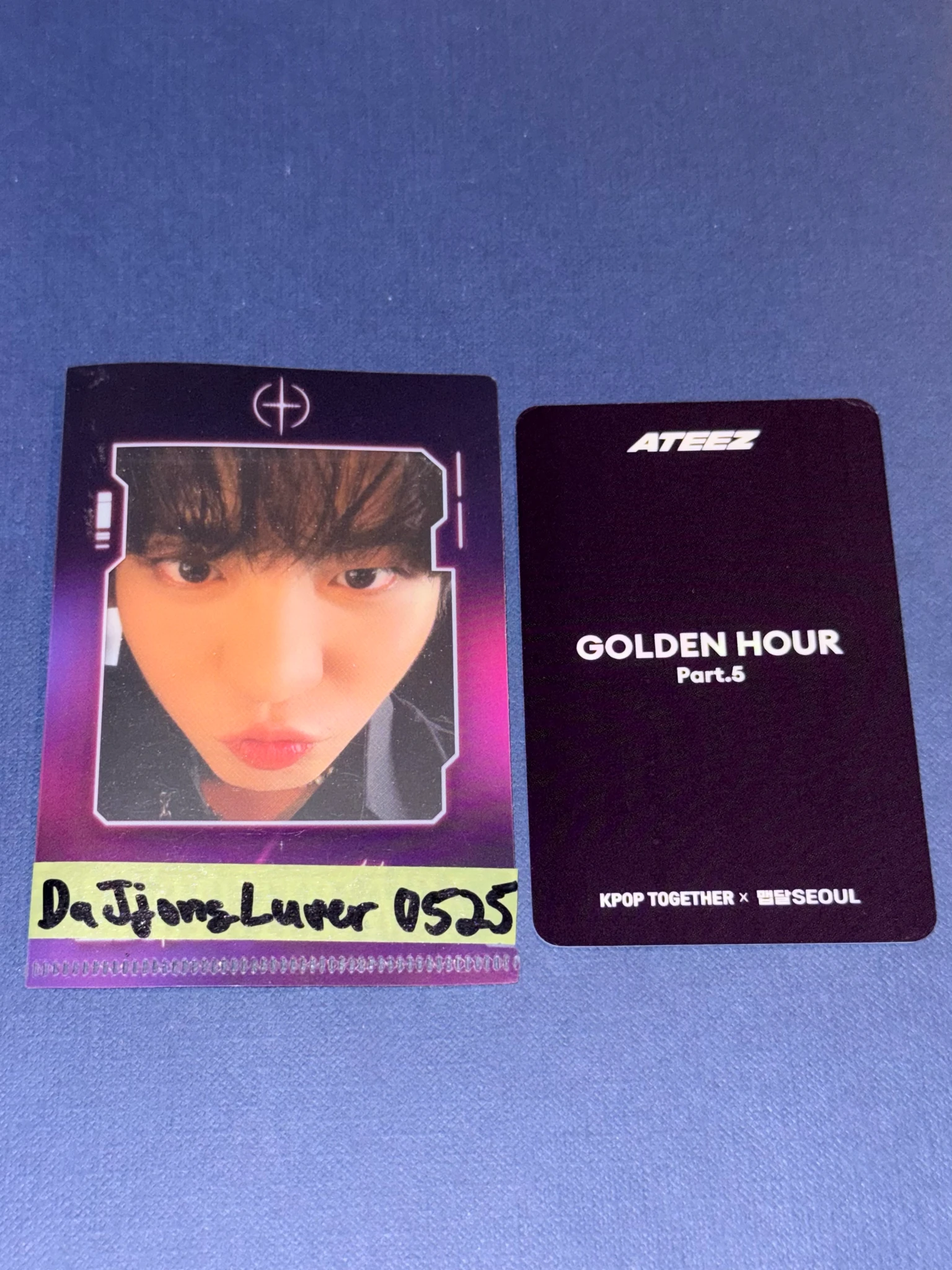 ATEEZ Yeosang ATEEZ - Yeosang - GOLDEN HOUR : Part.5 Album kpop together lucky draw (LD) listing photo 2