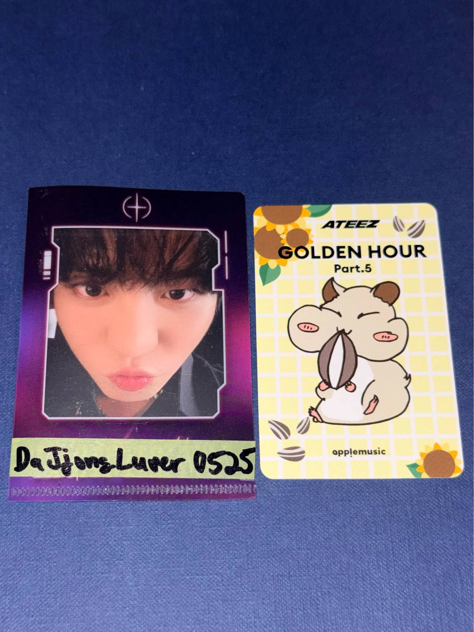 ATEEZ San ATEEZ - San - GOLDEN HOUR : Part.5 Album apple music digipack version fansign round 1 listing photo 2
