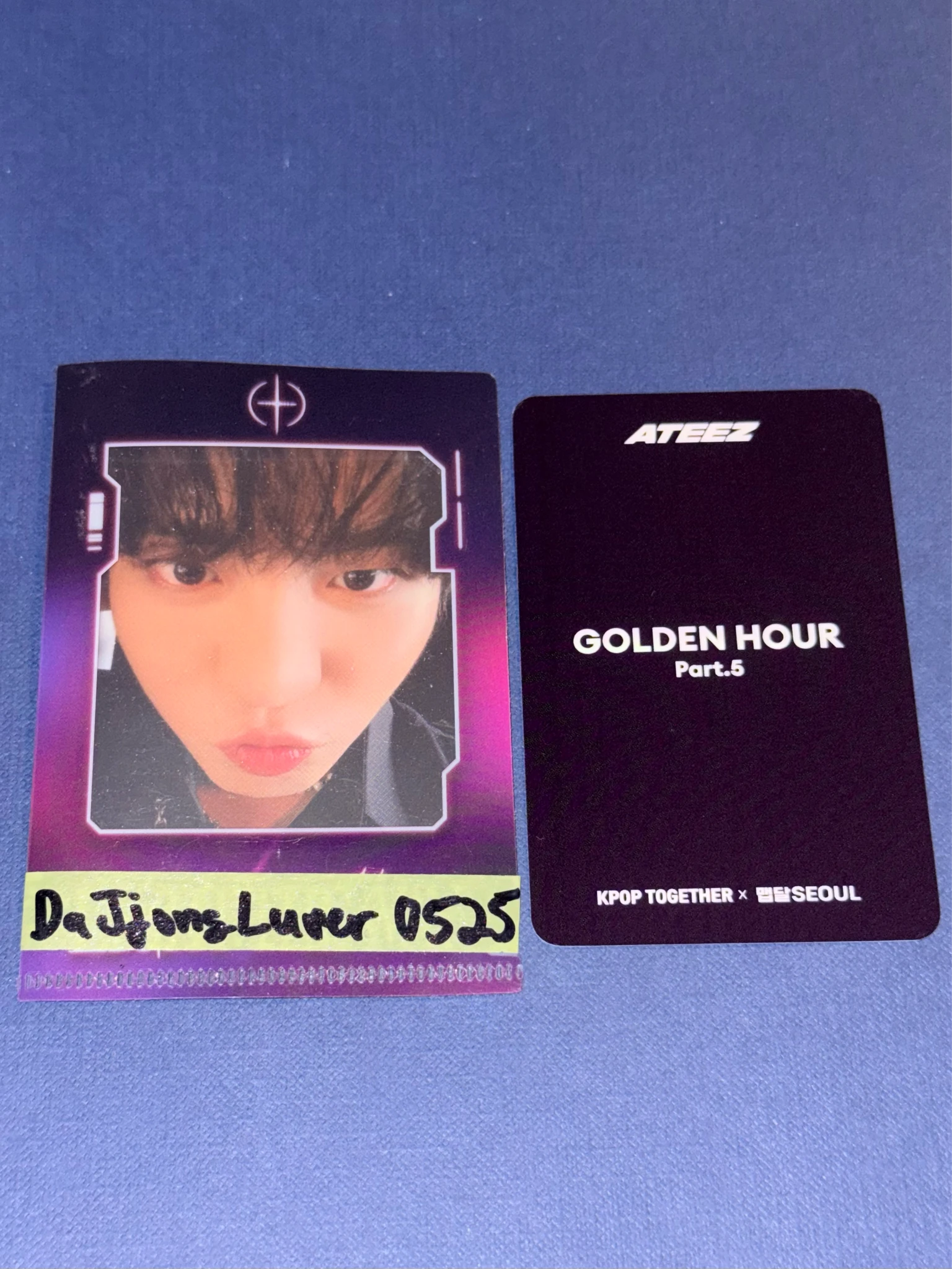 ATEEZ San ATEEZ - San - GOLDEN HOUR : Part.5 Album kpop together lucky draw (LD) listing photo 2