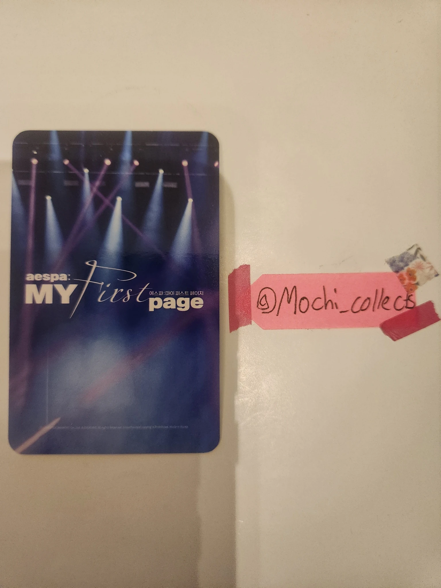 aespa Winter aespa - Winter - aespa: MY First Page Other merch photocard purchase benefit lucky draw listing photo 2