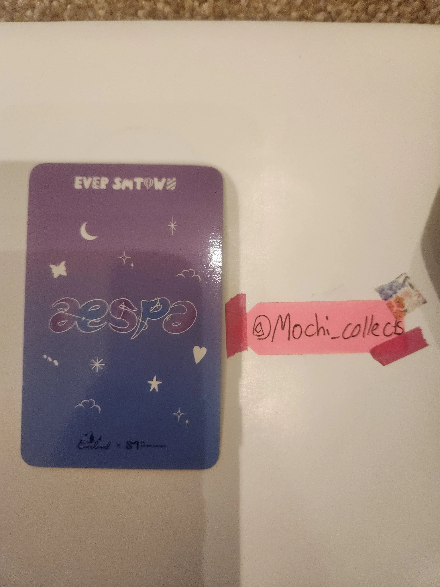 aespa Karina aespa - Karina - EVER SMTOWN Other merch photocard listing photo 2