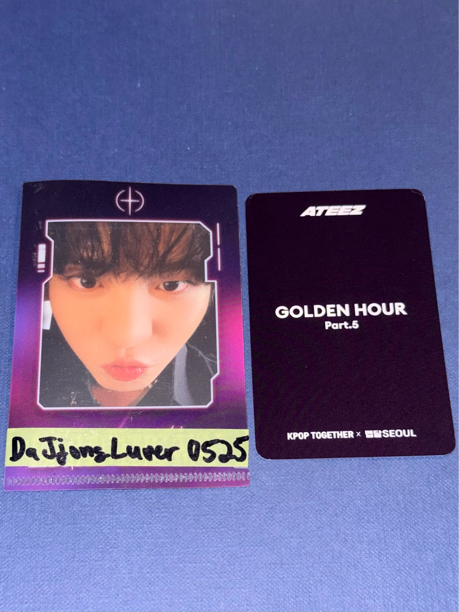 ATEEZ Mingi ATEEZ - Mingi - GOLDEN HOUR : Part.5 Album lucky draw (LD) kpop together listing photo 2