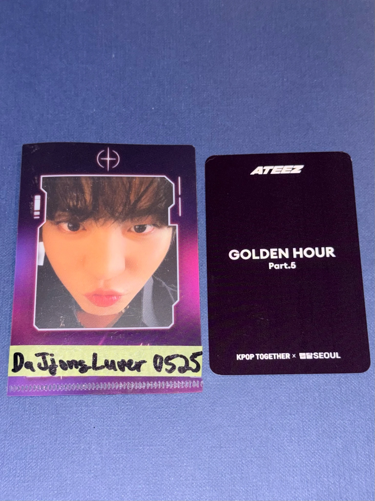 ATEEZ Jongho ATEEZ - Jongho - GOLDEN HOUR : Part.5 Album lucky draw (LD) kpop together listing photo 2